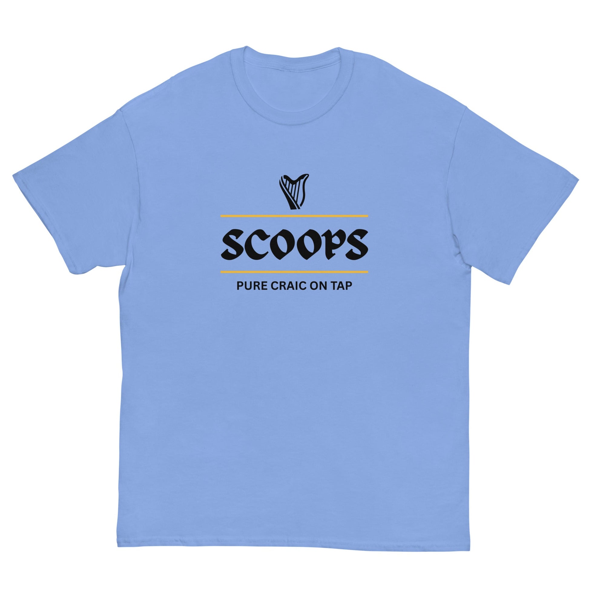 Funny Irish Scoops T-Shirt | Pure Craic on Tap Drinking Tee - FunPrint4You