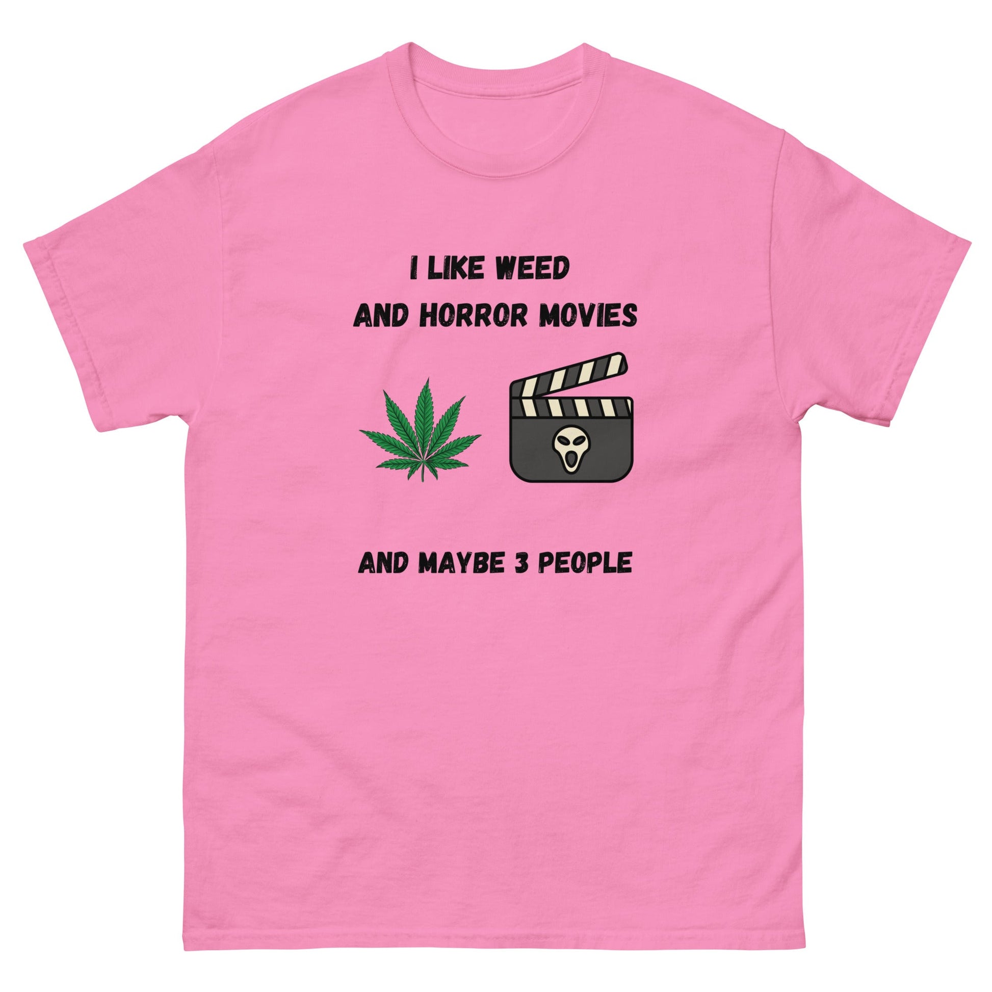 Funny Weed & Horror Movie T-Shirt – Anti - Social Vibes Tee - FunPrint4You
