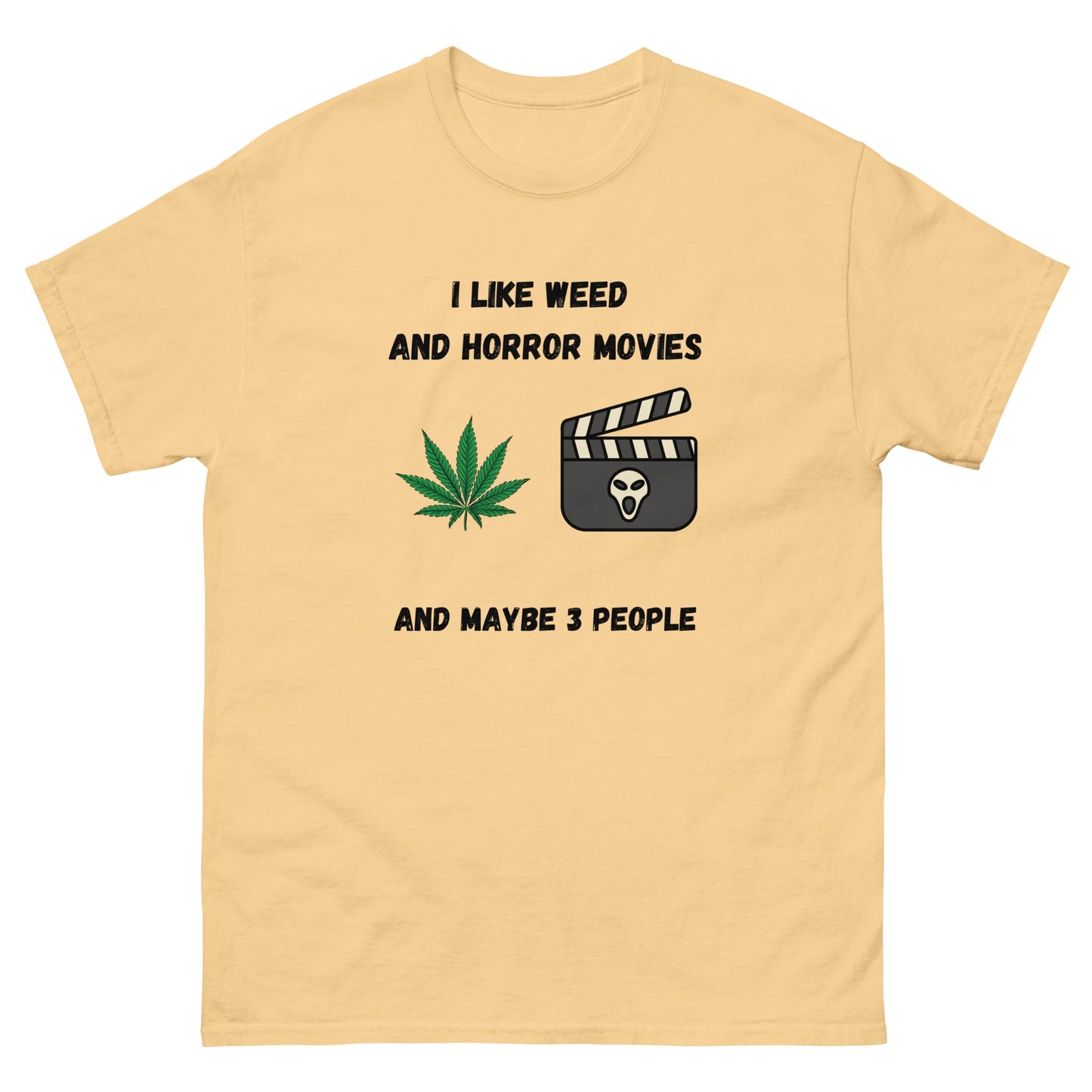 Funny Weed & Horror Movie T-Shirt – Anti - Social Vibes Tee - FunPrint4You