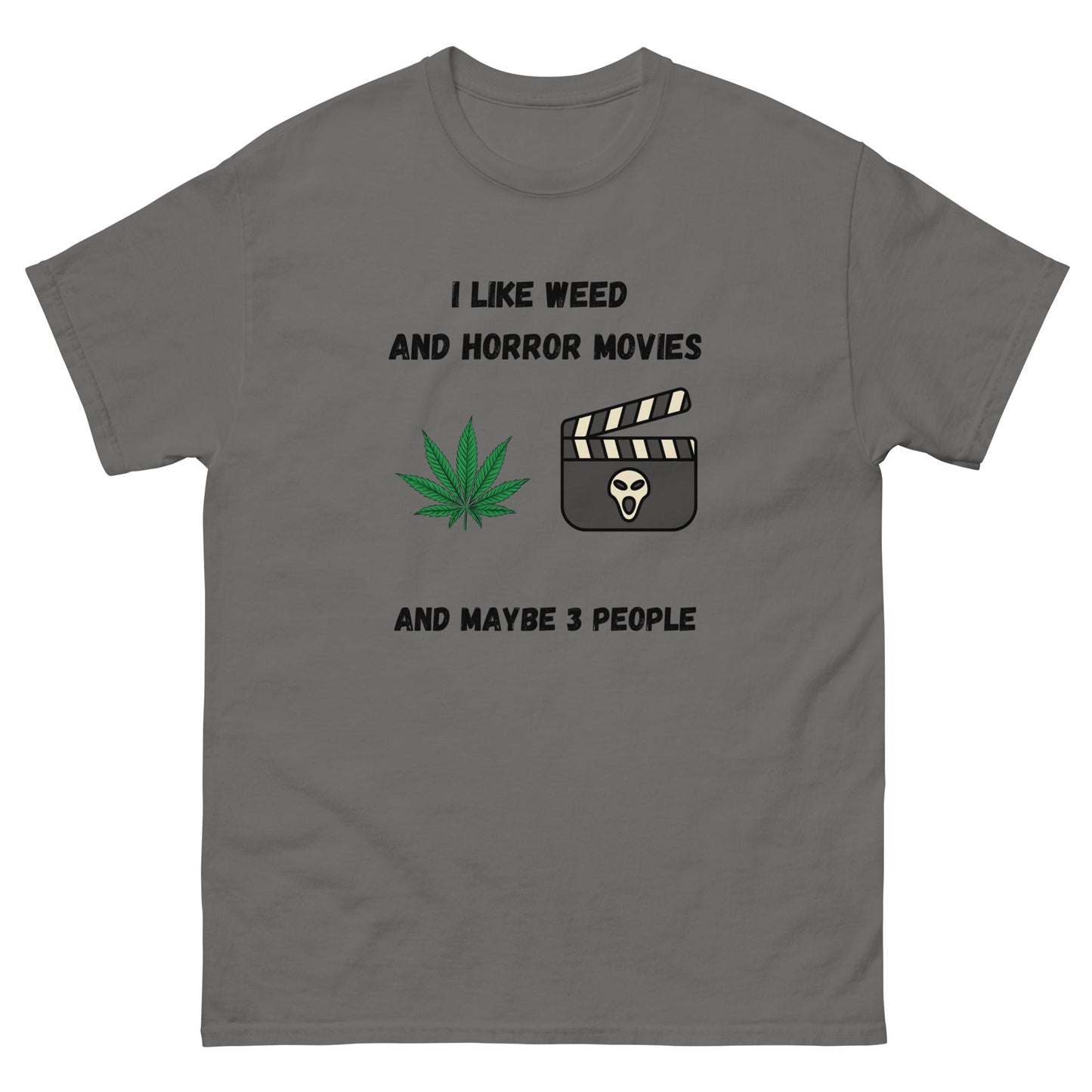 Funny Weed & Horror Movie T-Shirt – Anti - Social Vibes Tee - FunPrint4You