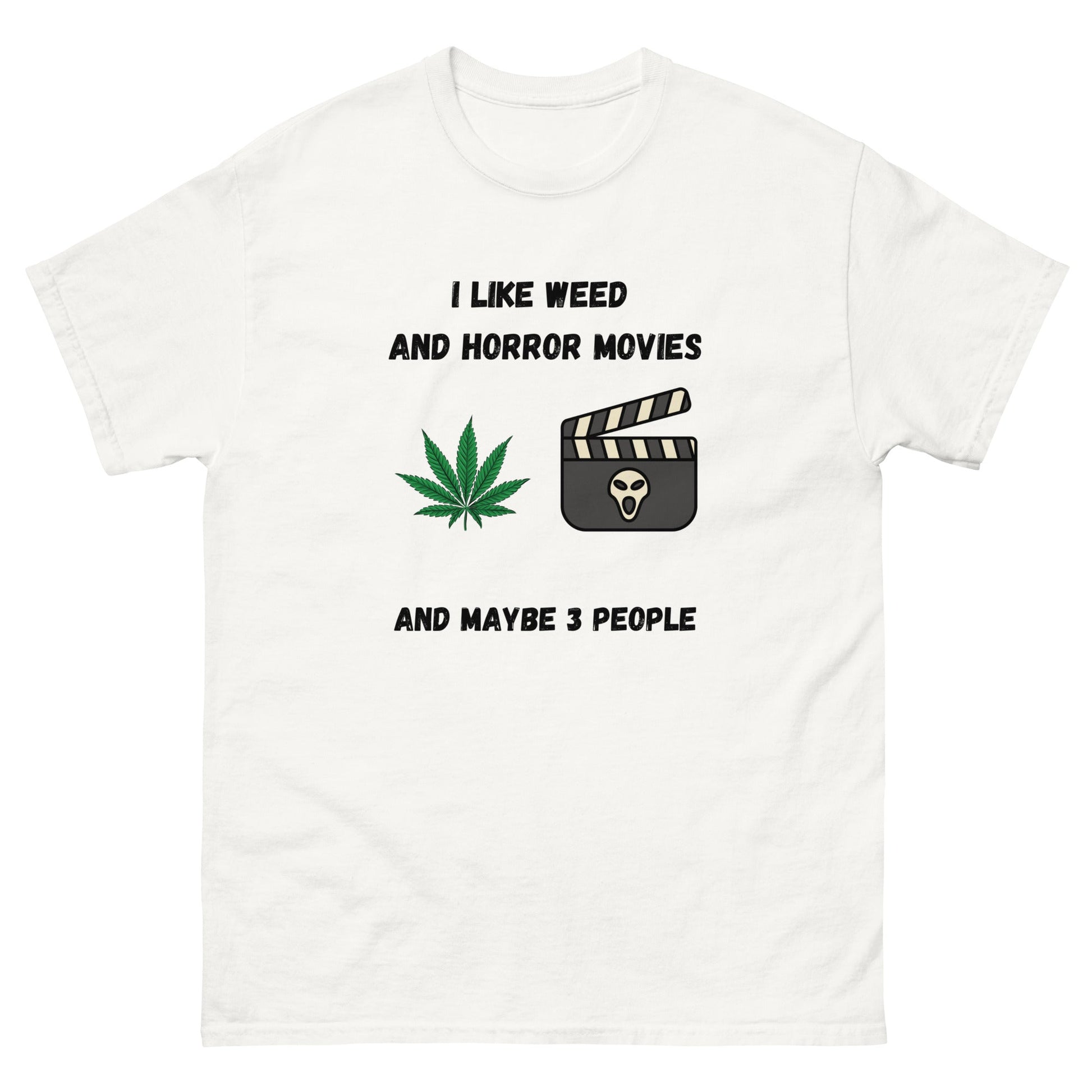 Funny Weed & Horror Movie T-Shirt – Anti - Social Vibes Tee - FunPrint4You
