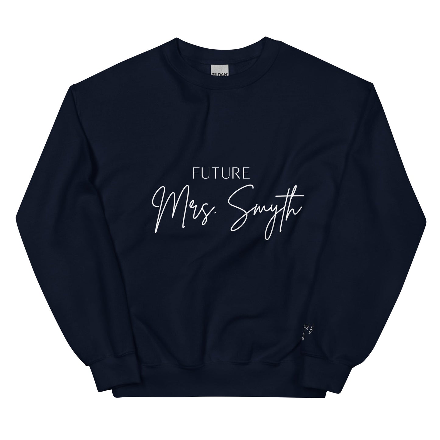 Future Mrs. [Custom Name] Sweatshirt – Elegant Bridal Jumper for Bride - To - Be UK & Ireland - FunPrint4You