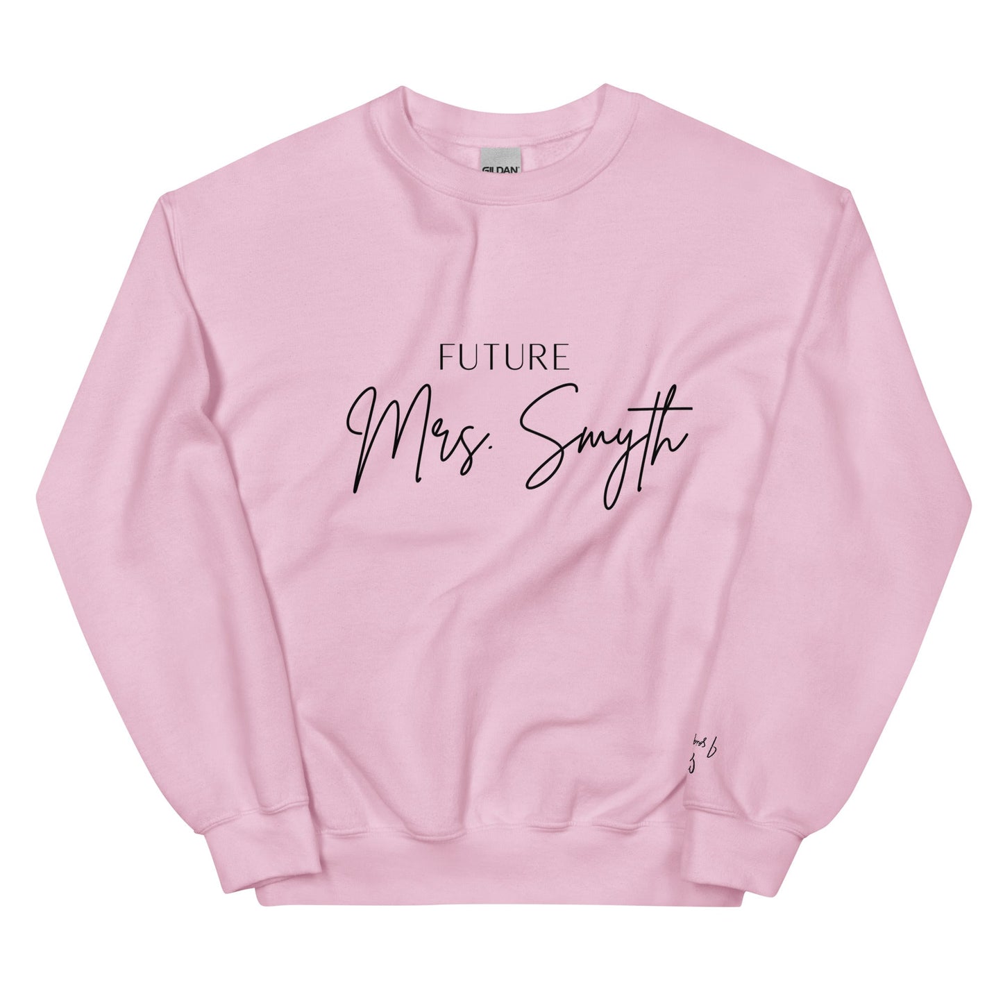 Future Mrs. [Custom Name] Sweatshirt – Elegant Bridal Jumper for Bride - To - Be UK & Ireland - FunPrint4You