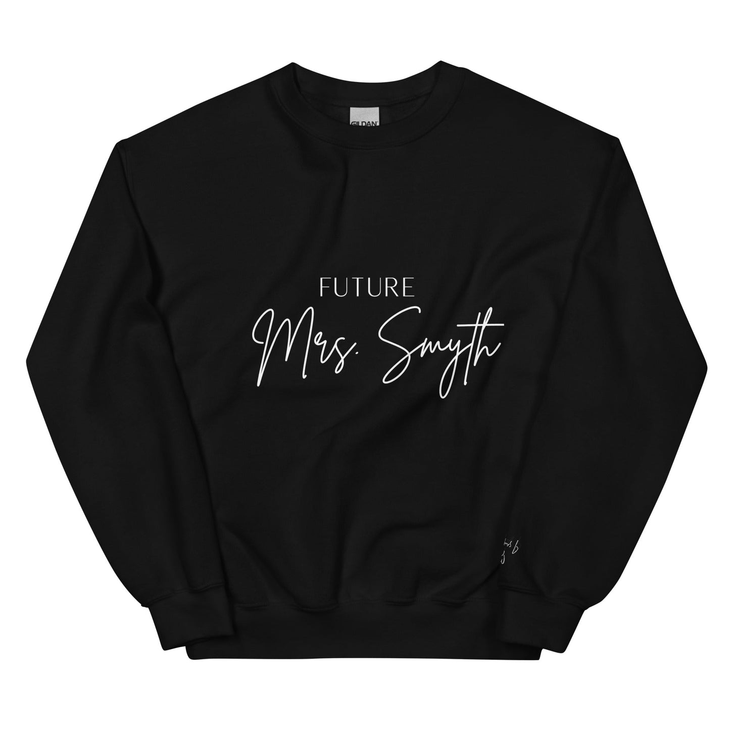 Future Mrs. [Custom Name] Sweatshirt – Elegant Bridal Jumper for Bride - To - Be UK & Ireland - FunPrint4You