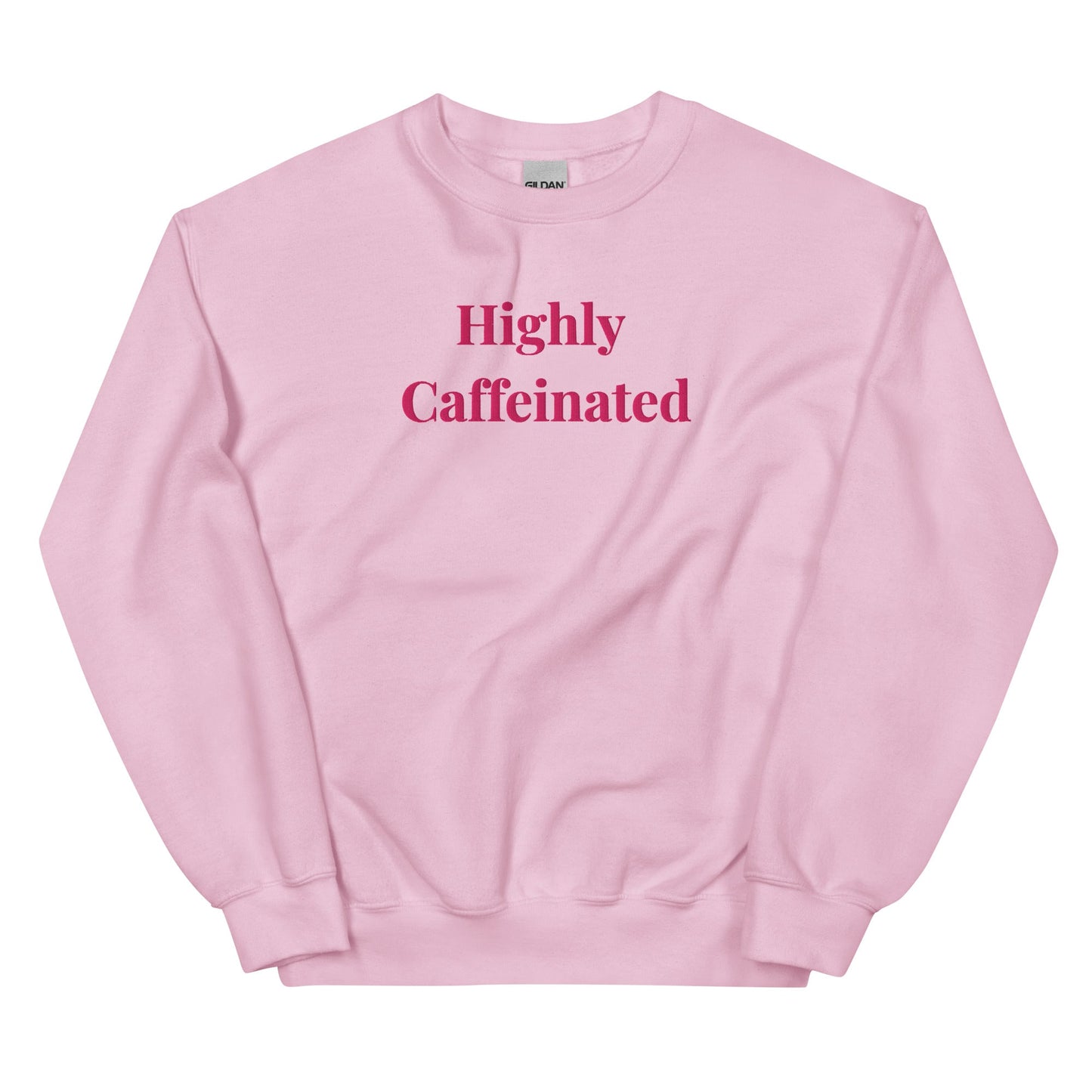 Highly Caffeinated Sweatshirt – Cosy Coffee Lover Jumper - FunPrint4You