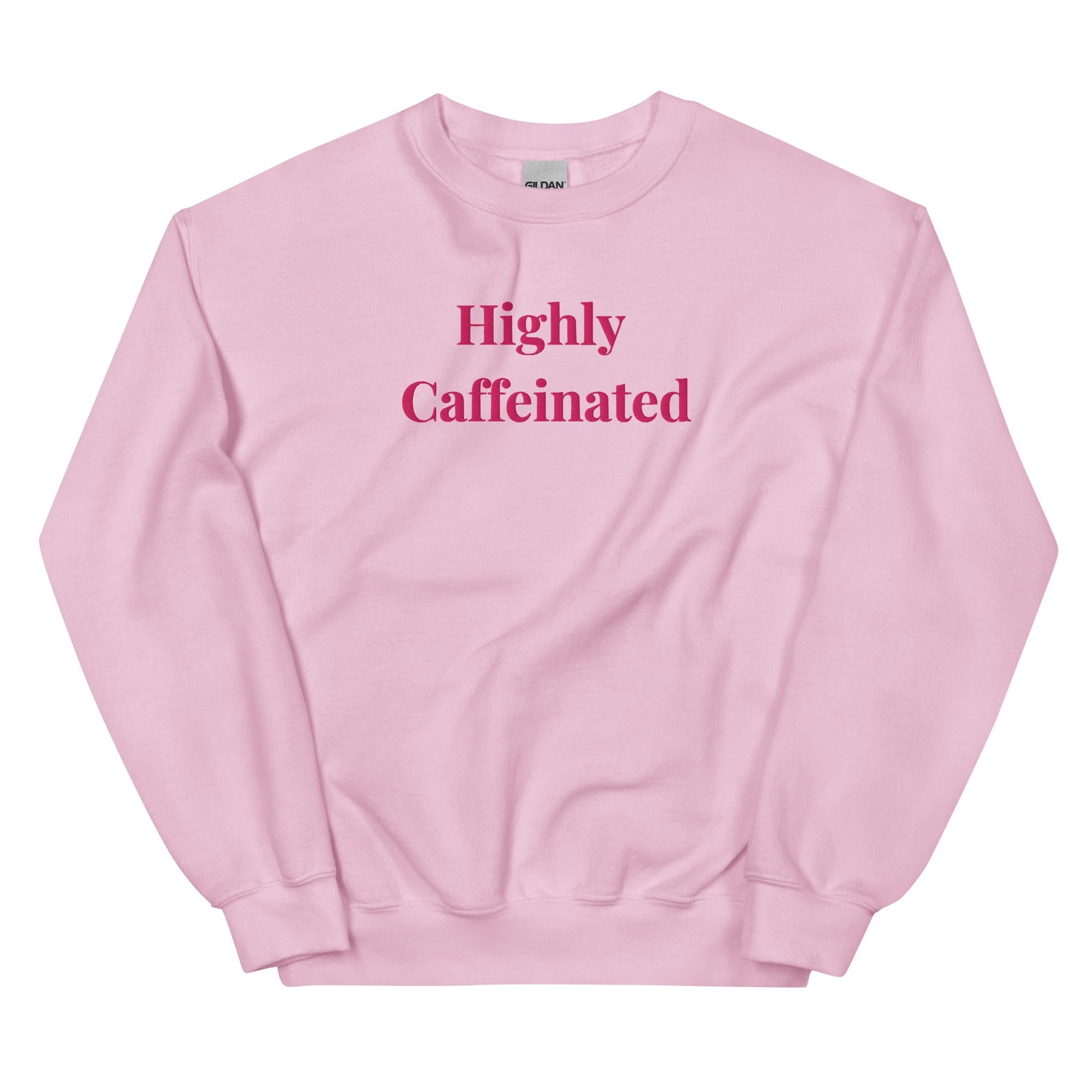 Highly Caffeinated Sweatshirt – Cosy Coffee Lover Jumper - FunPrint4You