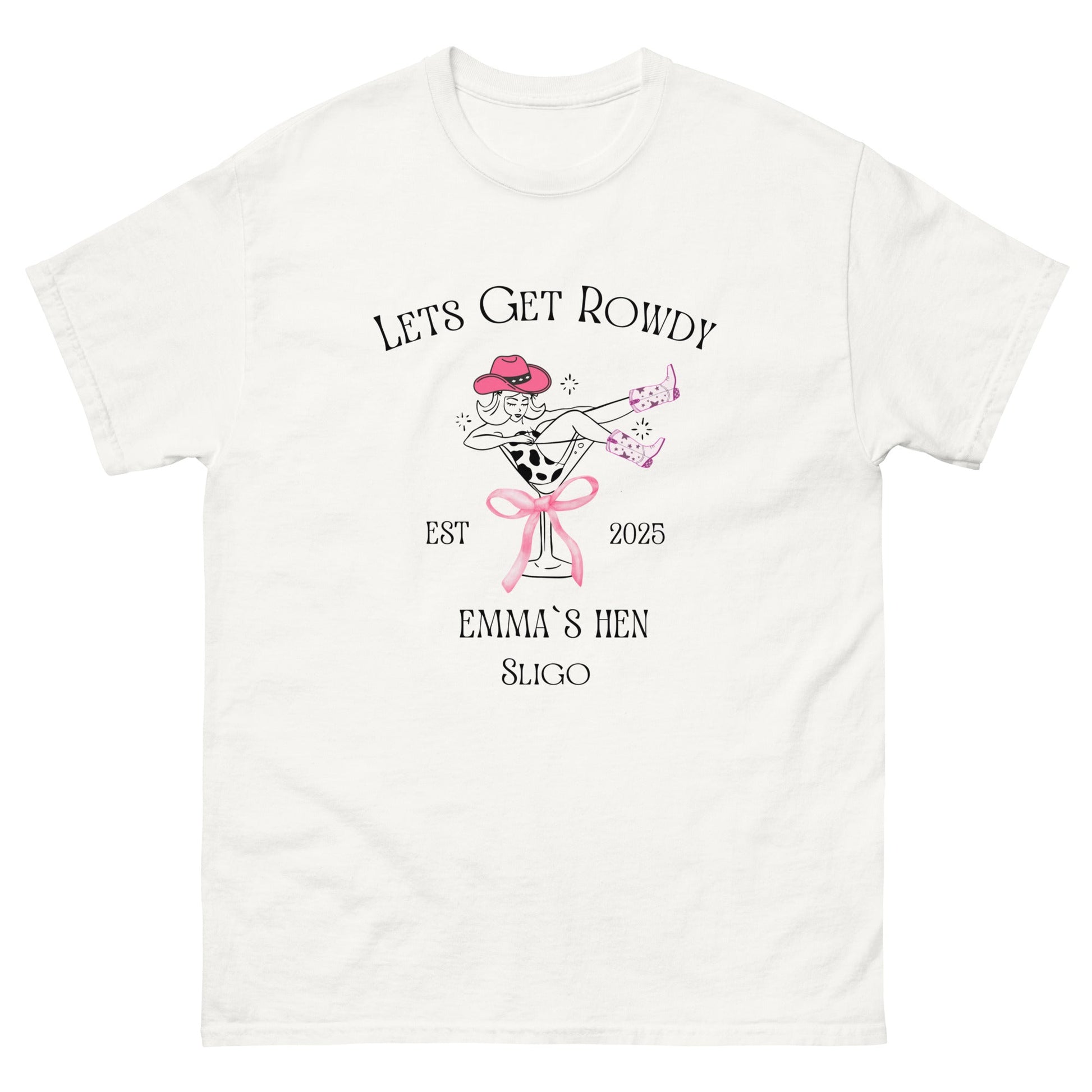 Let’s Get Rowdy Tee – Fun Hen Party Girls Night Shirt - FunPrint4You
