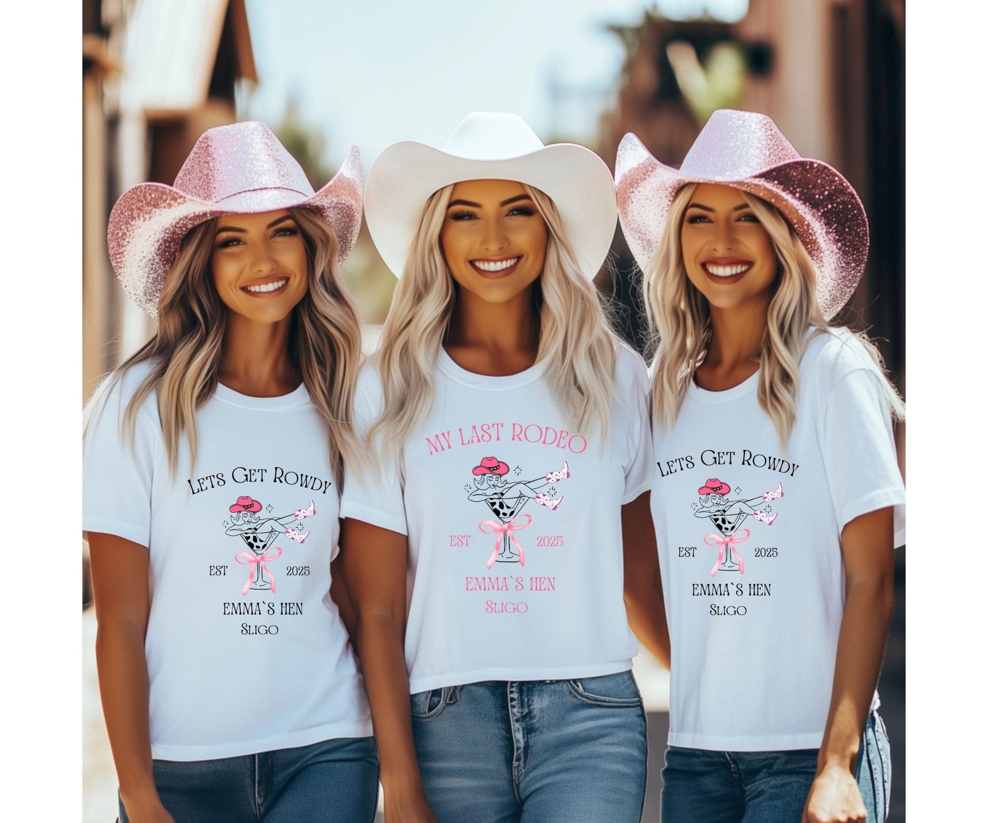 Let’s Get Rowdy Tee – Fun Hen Party Girls Night Shirt - FunPrint4You