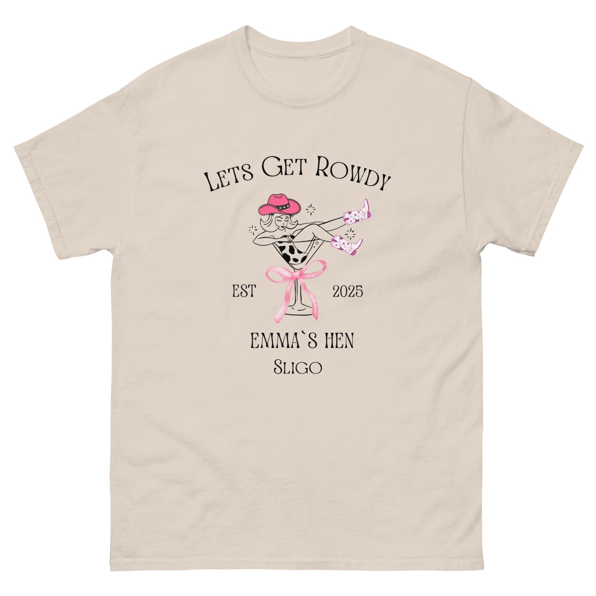 Let’s Get Rowdy Tee – Fun Hen Party Girls Night Shirt - FunPrint4You