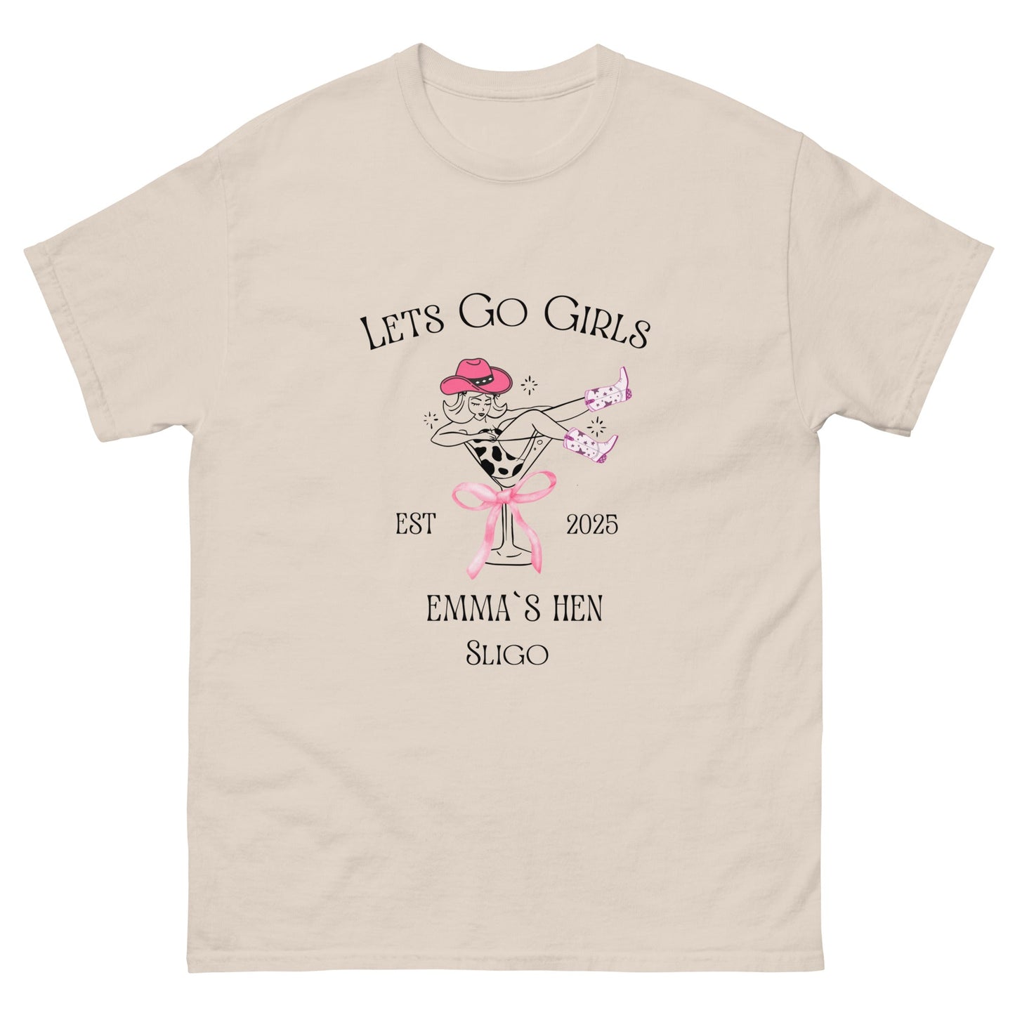 Let’s Go Girls! Custom Hen Party T-Shirt – Personalised Tee UK - FunPrint4You
