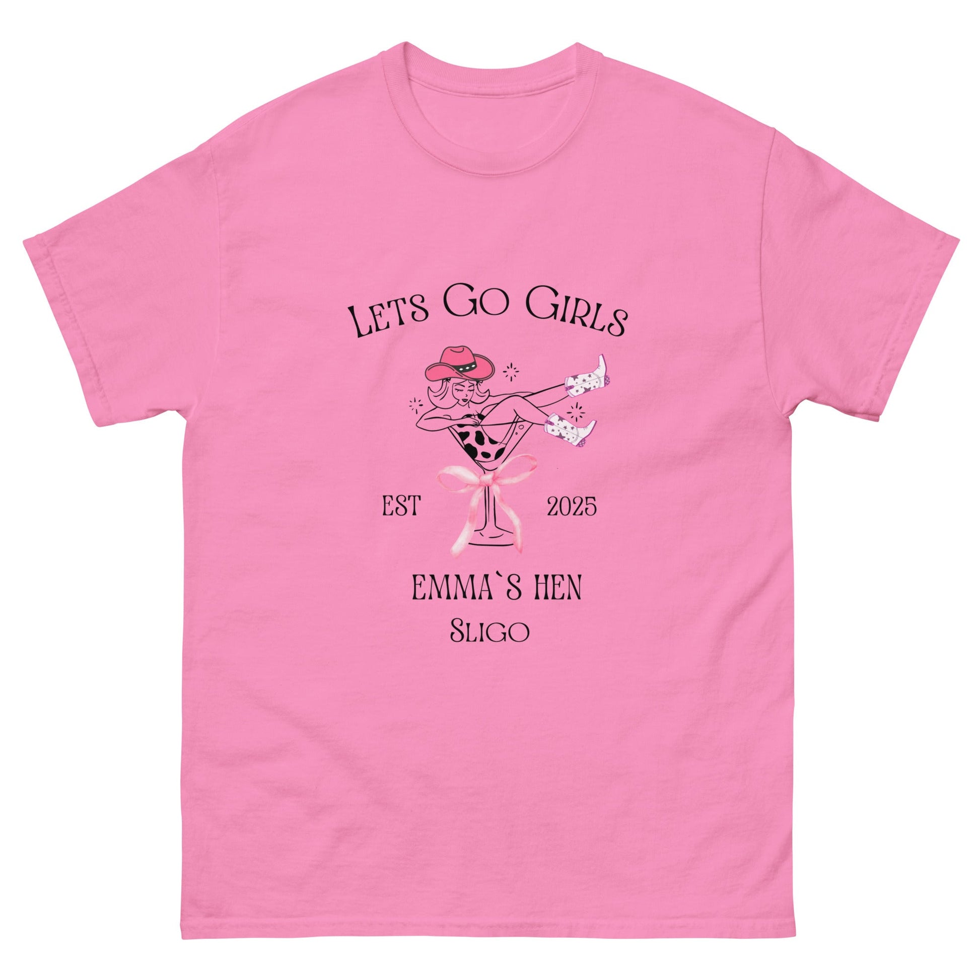 Let’s Go Girls! Custom Hen Party T-Shirt – Personalised Tee UK - FunPrint4You