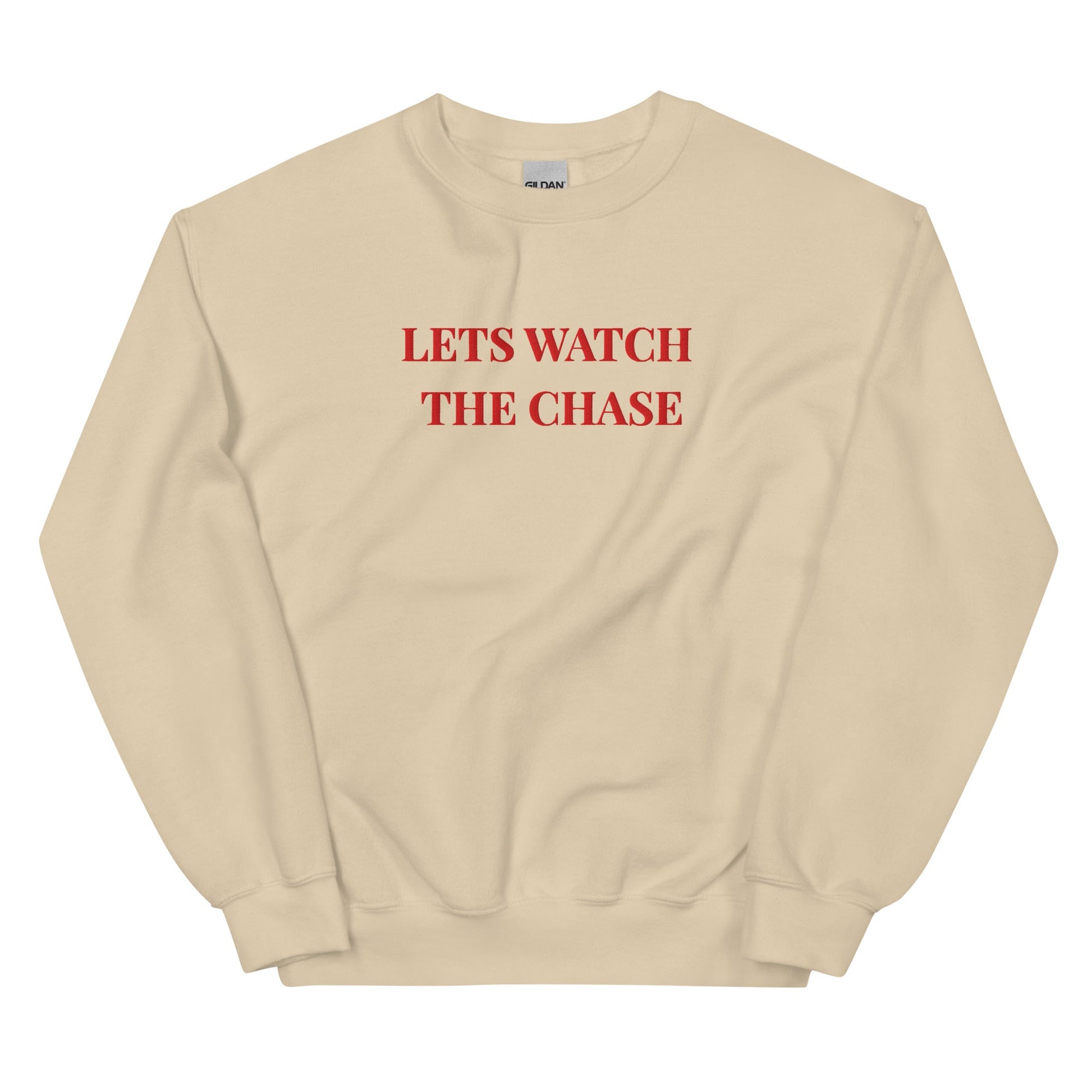 Let’s Watch The Chase Sweatshirt – After Life Quote Jumper - FunPrint4You