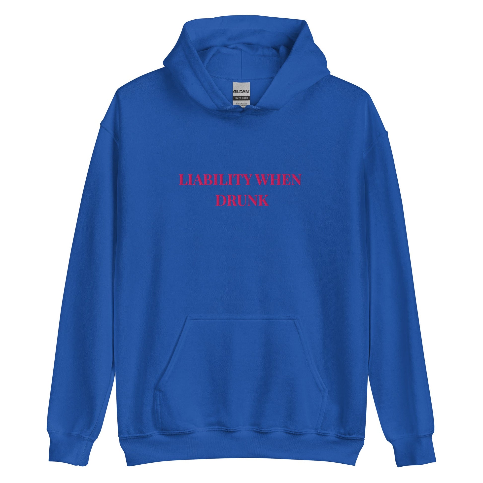Liability When Drunk Embroidered Hoodie – Funny Girls Trip Sweatshirt UK & Ireland - FunPrint4You