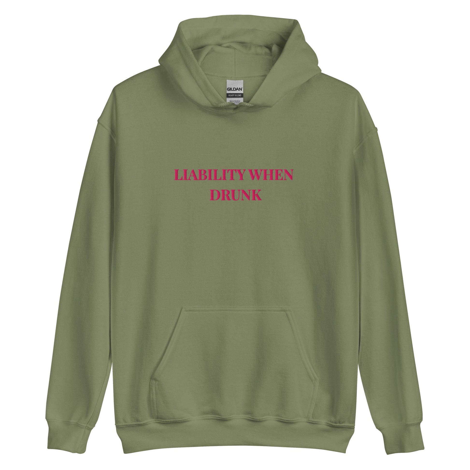 Liability When Drunk Embroidered Hoodie – Funny Girls Trip Sweatshirt UK & Ireland - FunPrint4You
