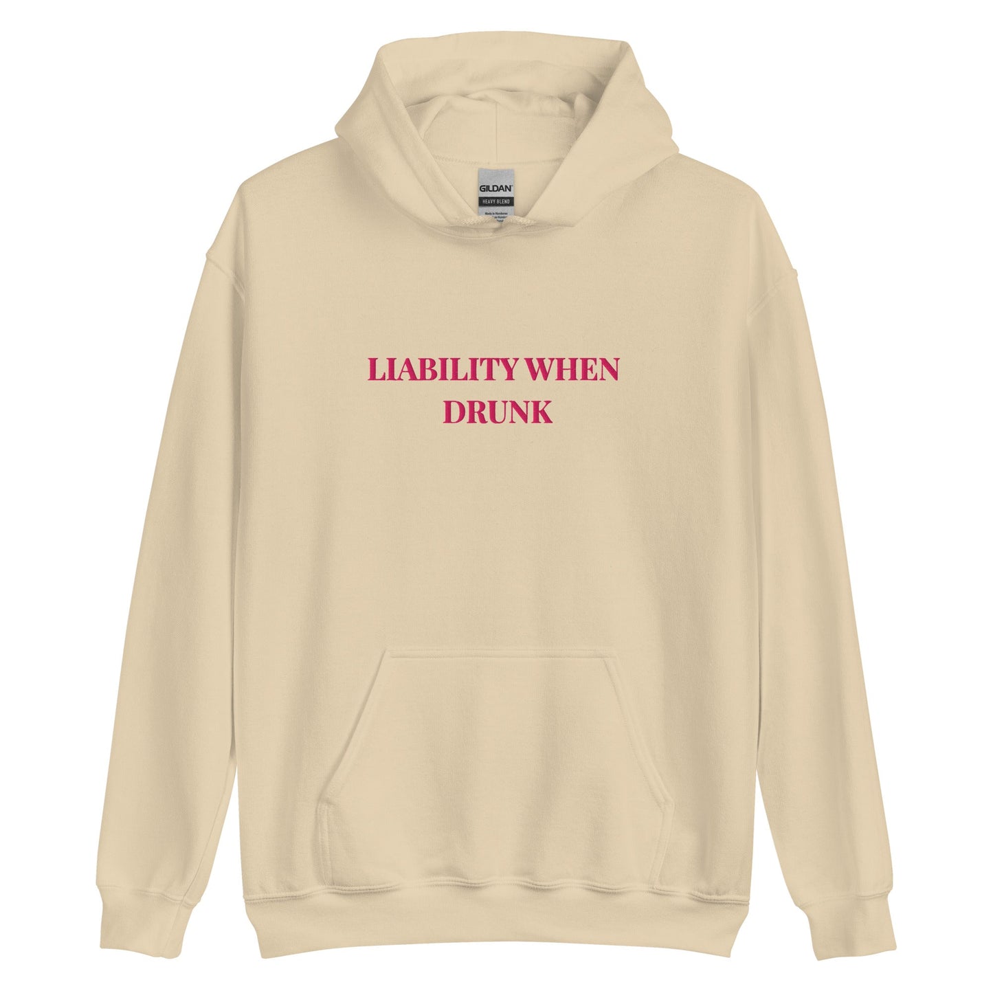 Liability When Drunk Embroidered Hoodie – Funny Girls Trip Sweatshirt UK & Ireland - FunPrint4You