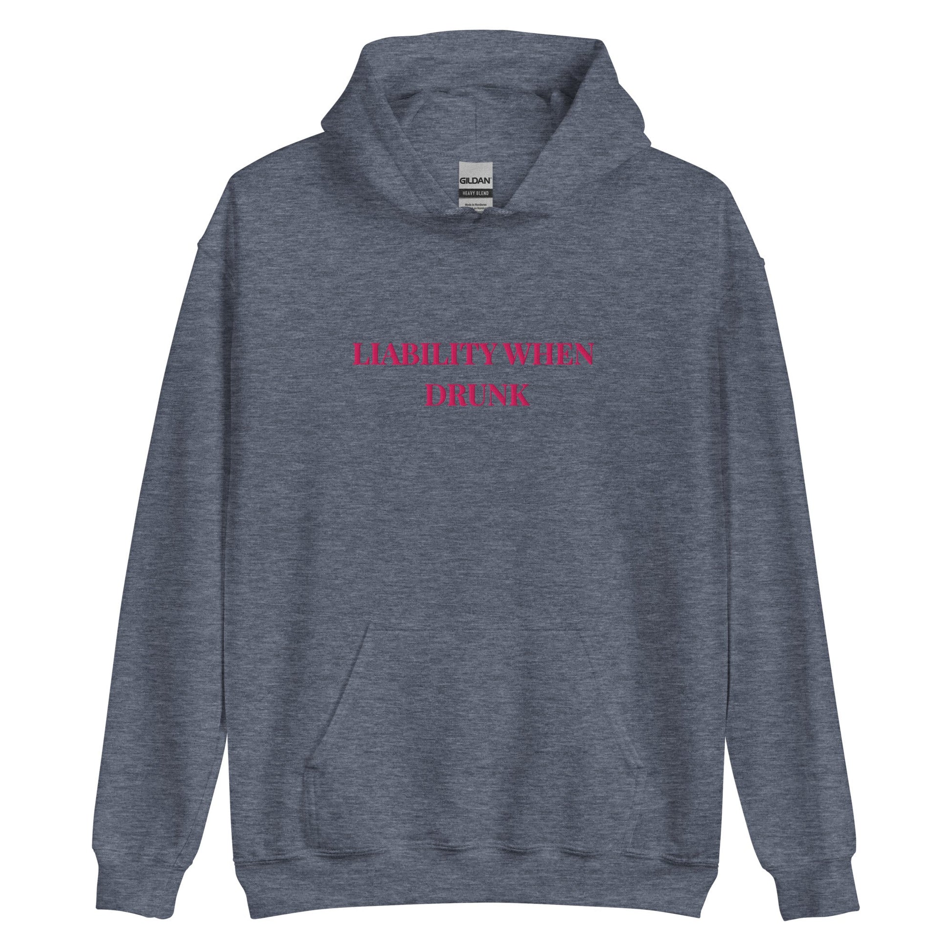 Liability When Drunk Embroidered Hoodie – Funny Girls Trip Sweatshirt UK & Ireland - FunPrint4You
