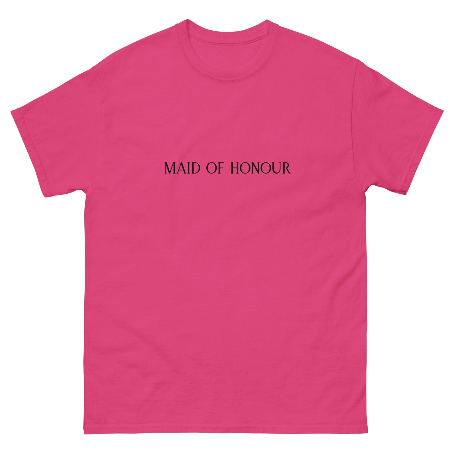 Maid of Honour T-Shirt | Bridal Party Gift | Bridesmaid Proposal Shirt | Wedding Morning Outfit | Hen Party Tee - FunPrint4You