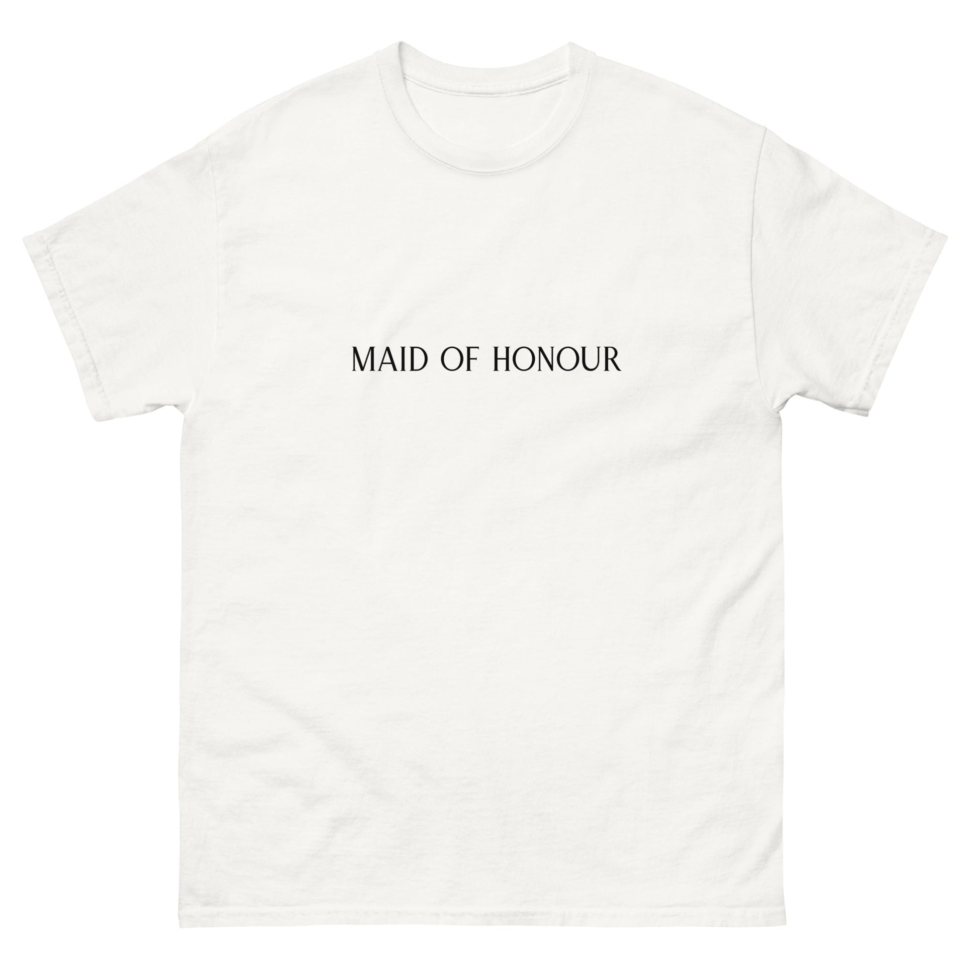Maid of Honour T-Shirt | Bridal Party Gift | Bridesmaid Proposal Shirt | Wedding Morning Outfit | Hen Party Tee - FunPrint4You