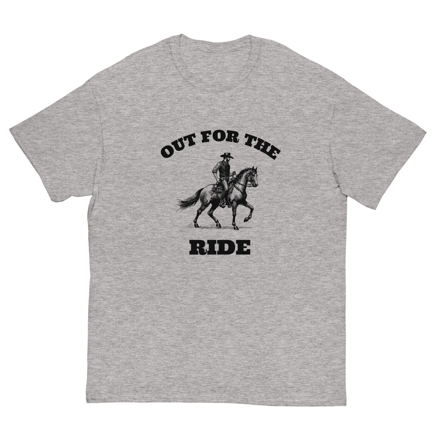Out for the Ride Cowboy T‑Shirt | Funny Irish Night Out Tee - FunPrint4You