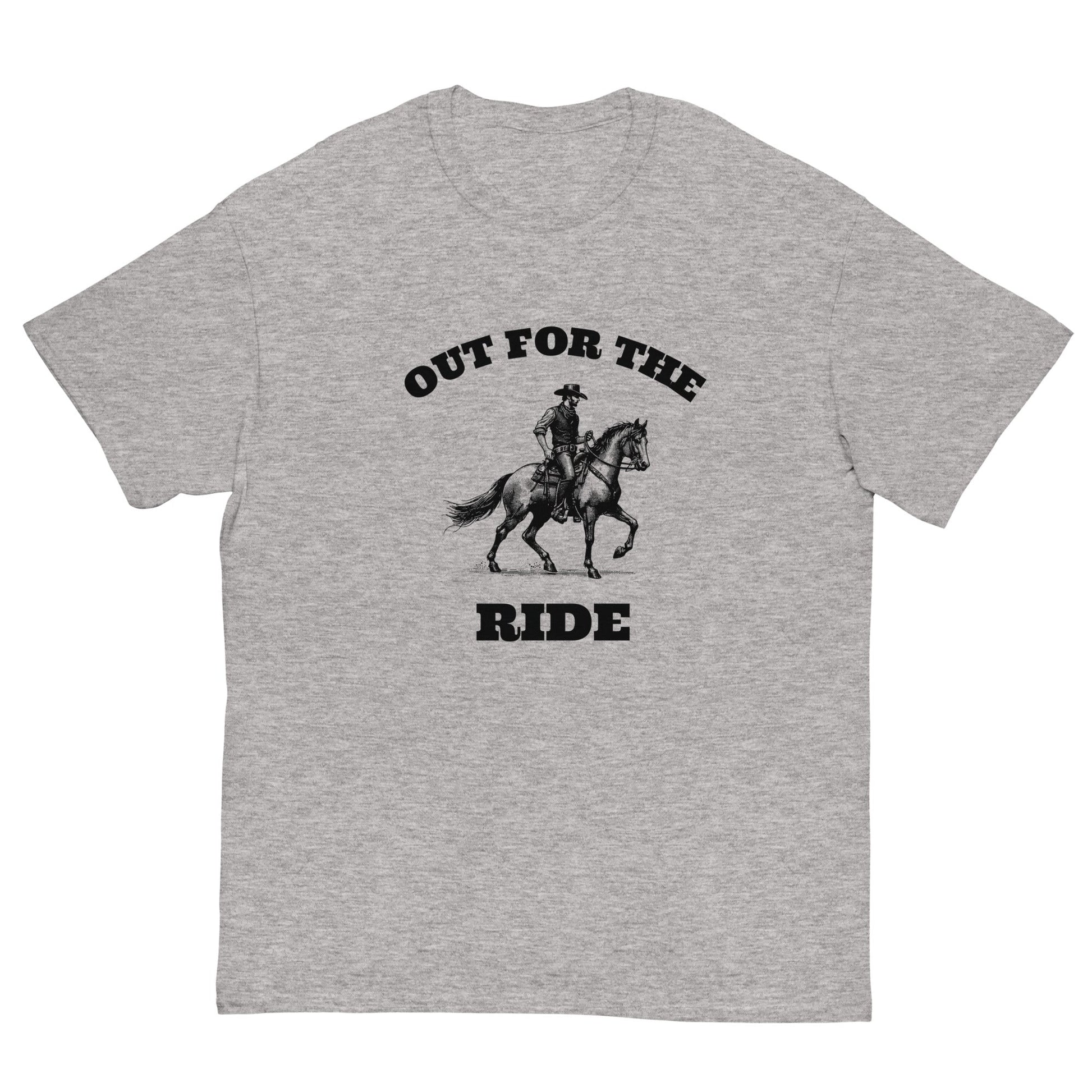 Out for the Ride Cowboy T‑Shirt | Funny Irish Night Out Tee - FunPrint4You