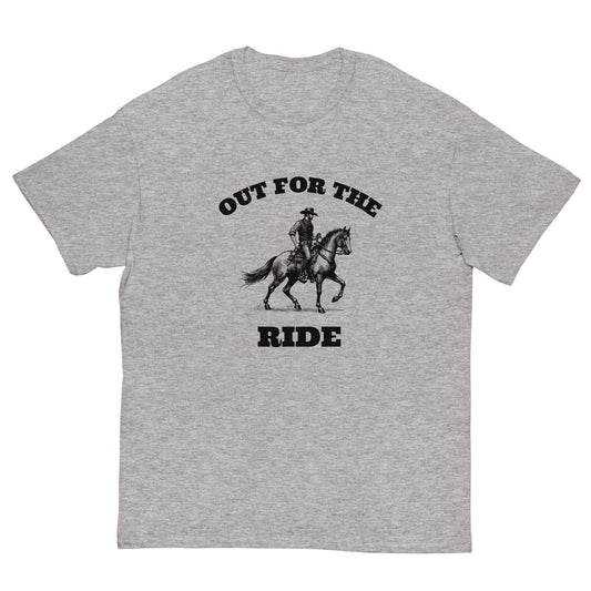 Out for the Ride Cowboy T‑Shirt | Funny Irish Night Out Tee - FunPrint4You