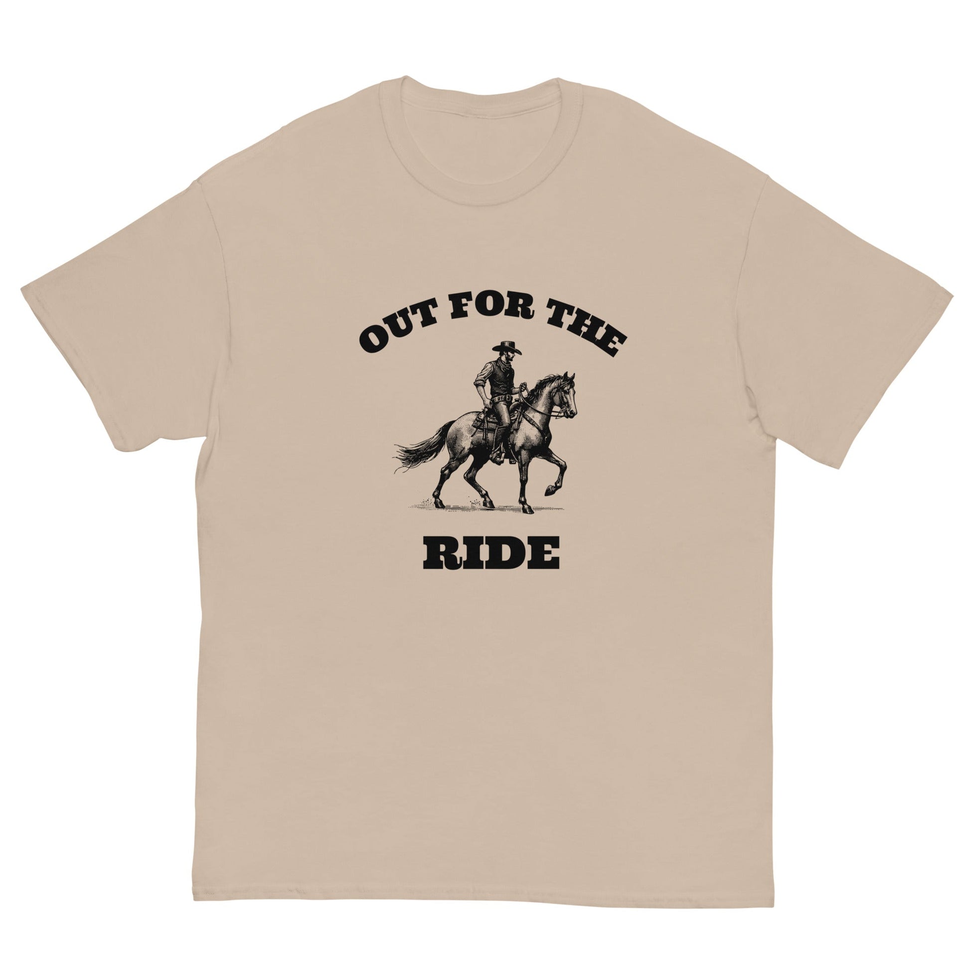 Out for the Ride Cowboy T‑Shirt | Funny Irish Night Out Tee - FunPrint4You