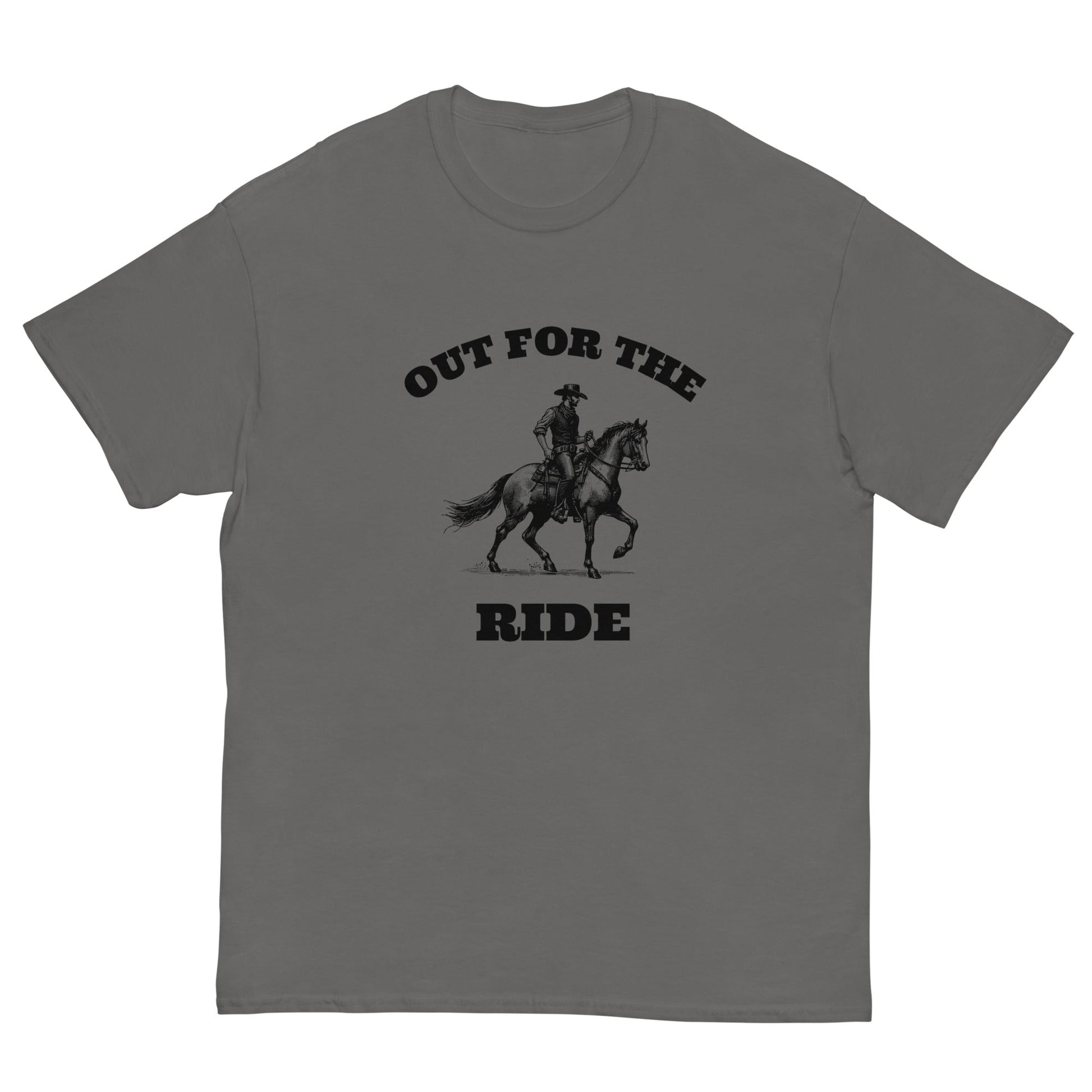 Out for the Ride Cowboy T‑Shirt | Funny Irish Night Out Tee - FunPrint4You