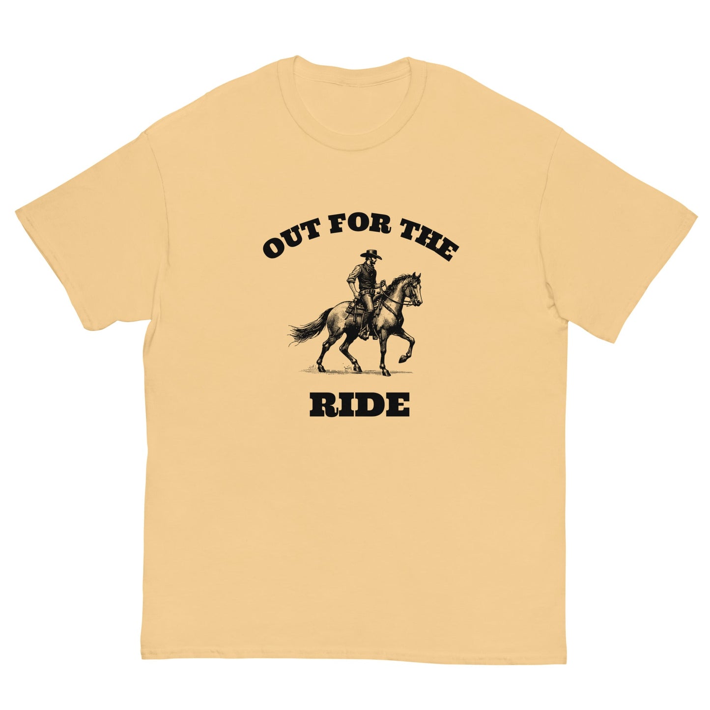 Out for the Ride Cowboy T‑Shirt | Funny Irish Night Out Tee - FunPrint4You