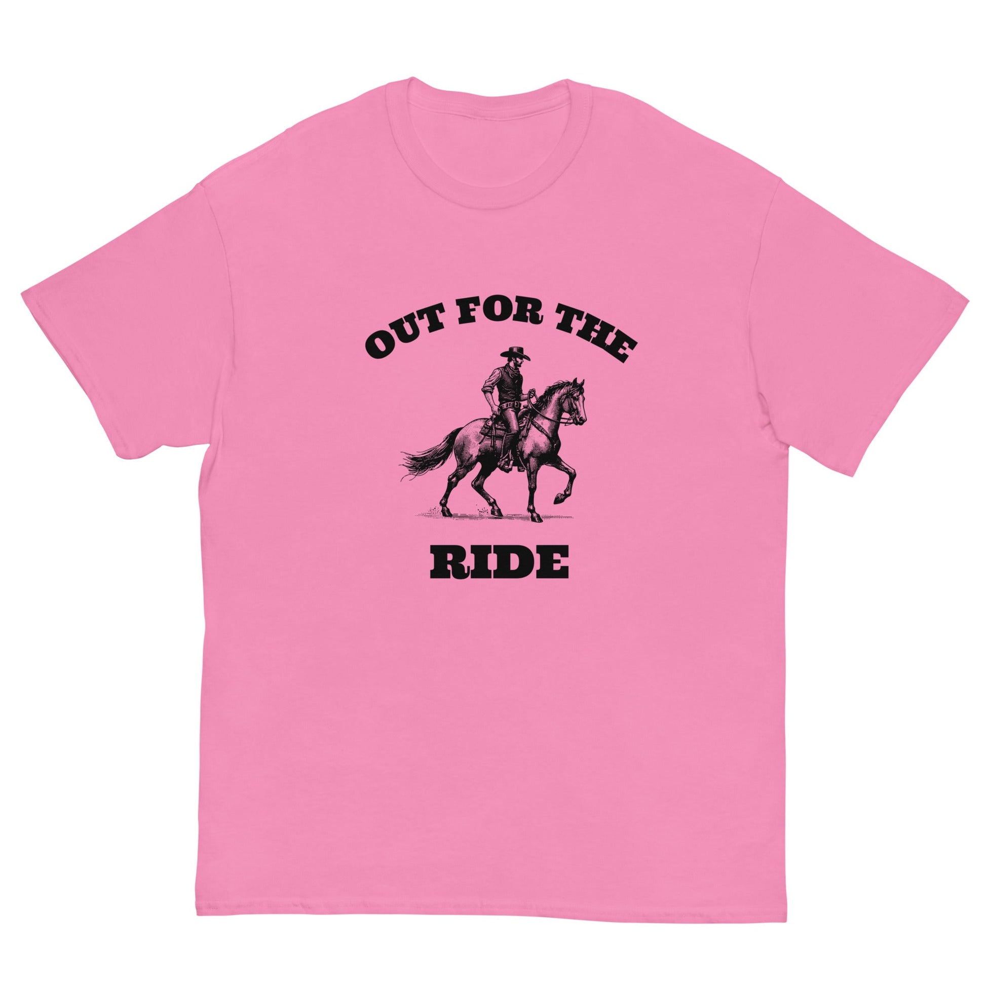 Out for the Ride Cowboy T‑Shirt | Funny Irish Night Out Tee - FunPrint4You