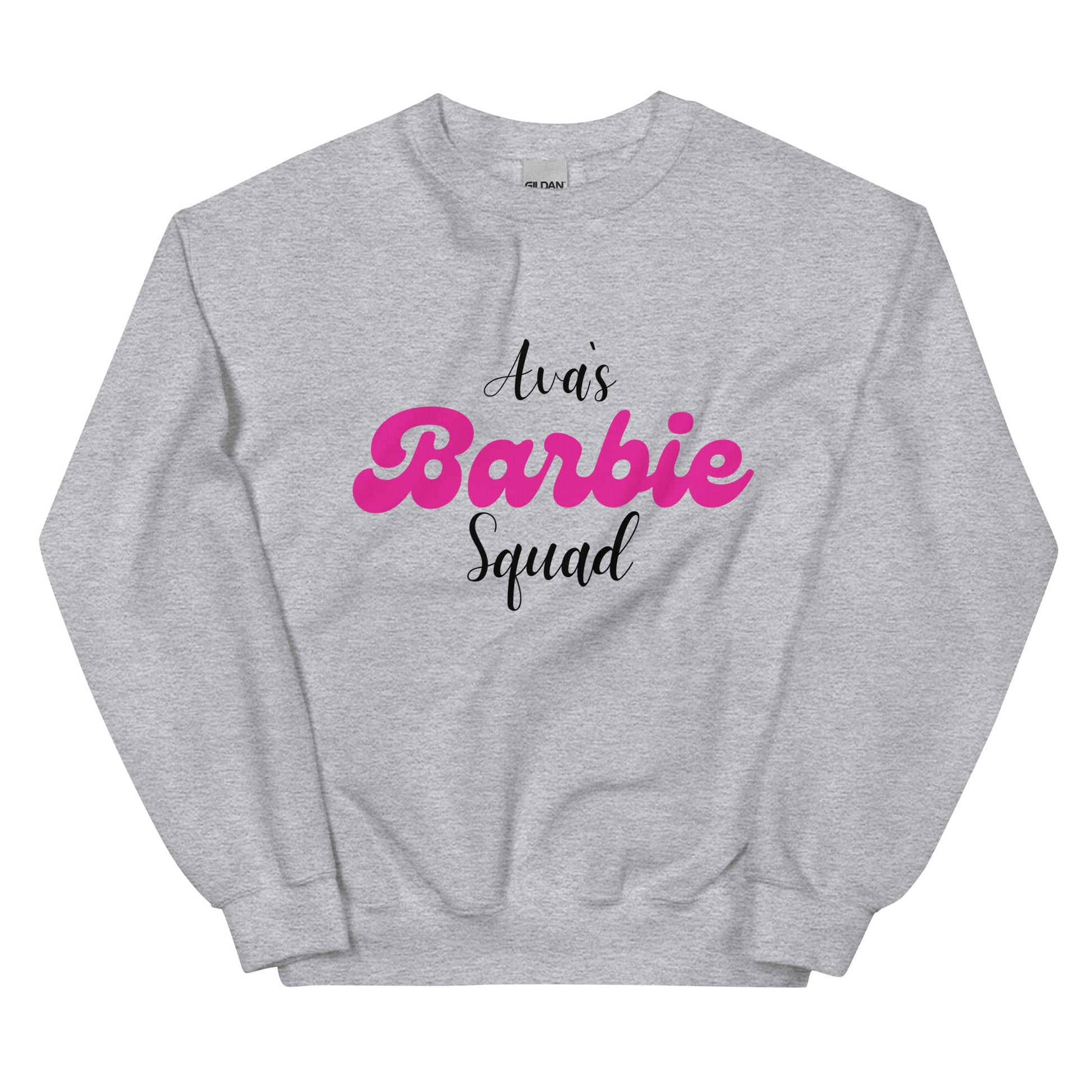 Party Vibes Sweatshirt – Unisex Barbiecore Hen Party Crewneck, Matching Squad Sweatshirt for Hen Do & Girls Trip, UK & Ireland - FunPrint4You