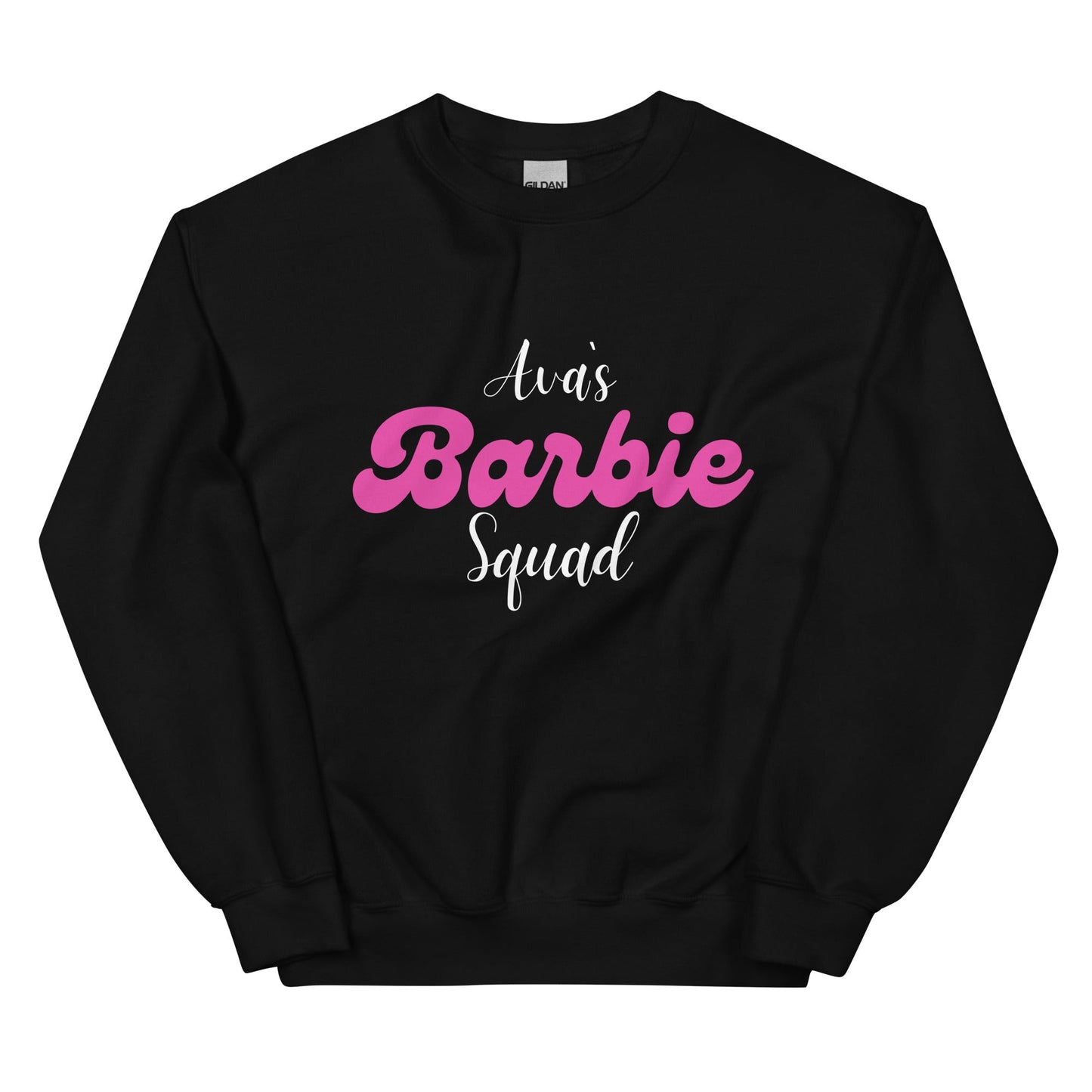 Party Vibes Sweatshirt – Unisex Barbiecore Hen Party Crewneck, Matching Squad Sweatshirt for Hen Do & Girls Trip, UK & Ireland - FunPrint4You