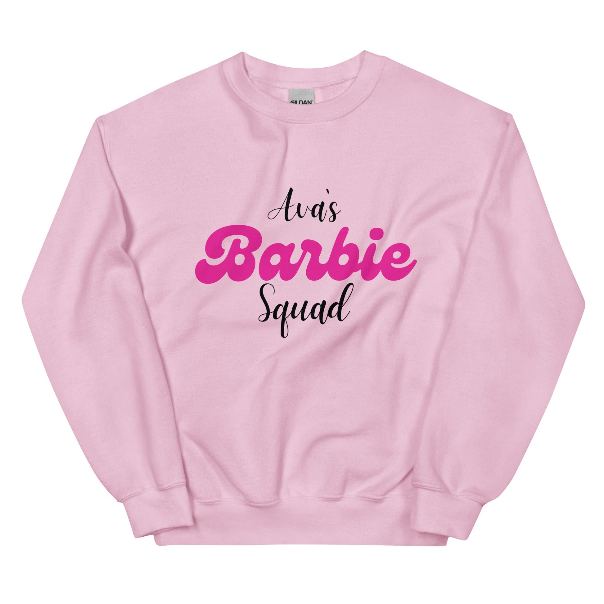 Party Vibes Sweatshirt – Unisex Barbiecore Hen Party Crewneck, Matching Squad Sweatshirt for Hen Do & Girls Trip, UK & Ireland - FunPrint4You