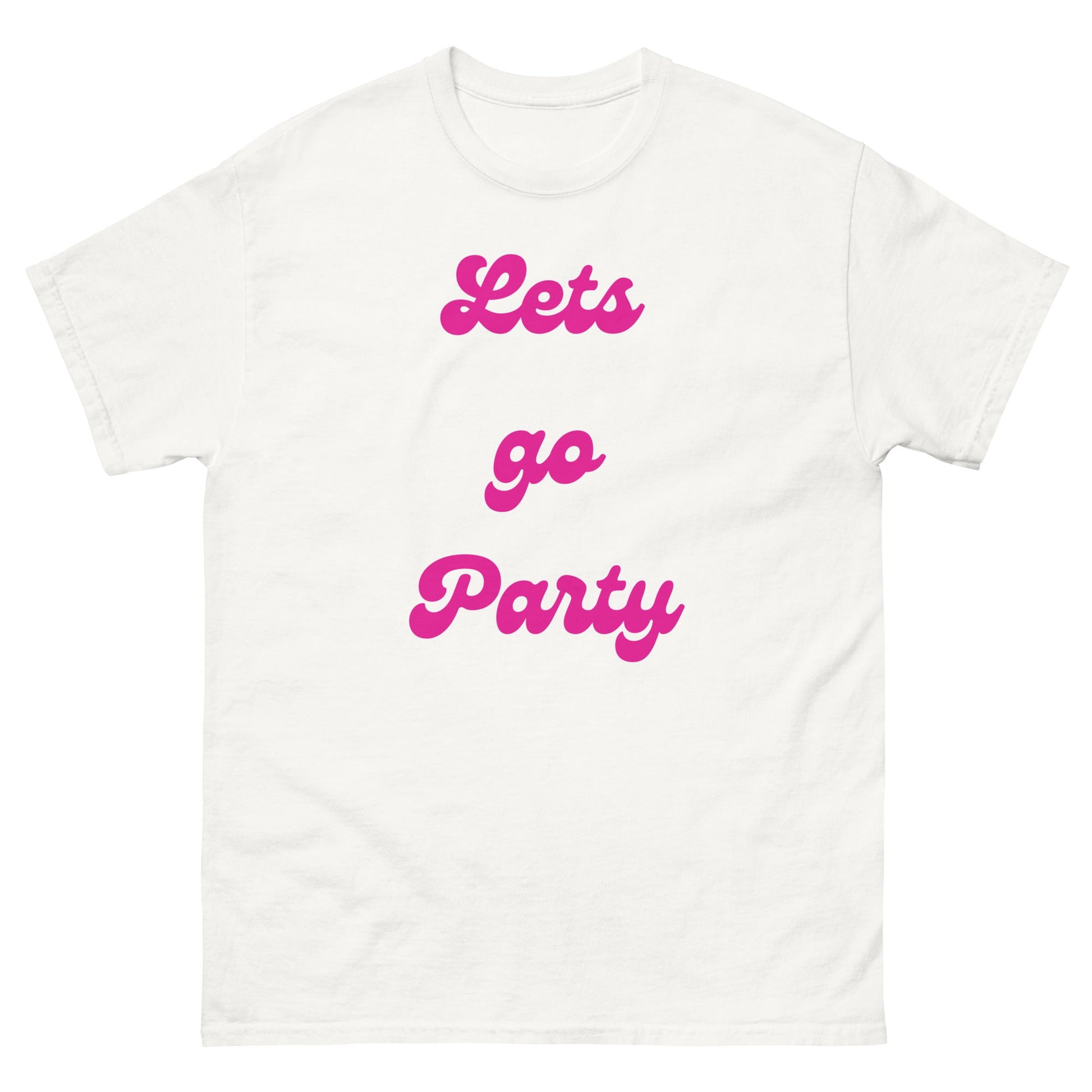 Party Vibes T‑Shirt – Barbiecore Hen Party Tee, Girls Trip Matching Tee, Bridal Squad Top UK & Ireland - FunPrint4You