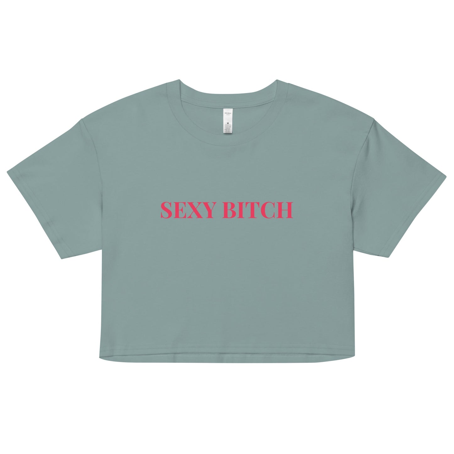 Sexy Bitch Crop Top – Bold Fitted Slogan Tee for Girls’ Nights Out UK & Ireland - FunPrint4You