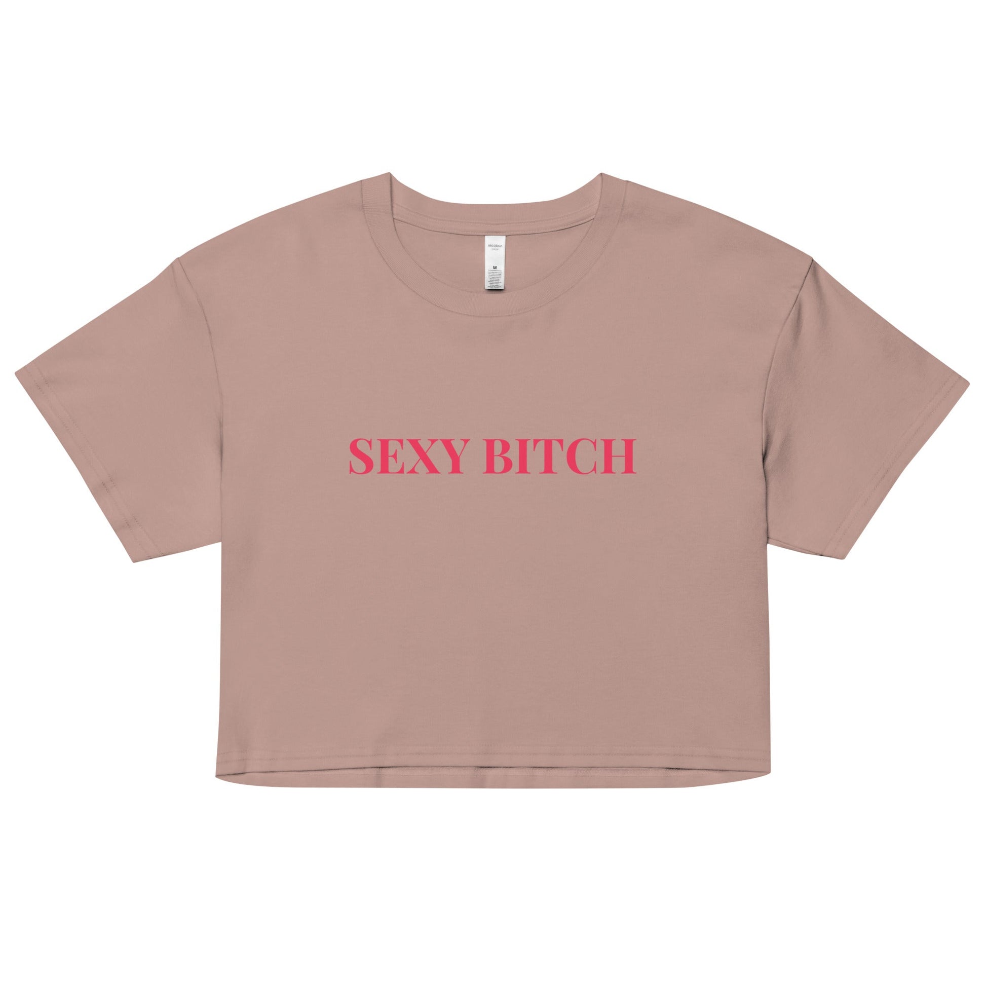 Sexy Bitch Crop Top – Bold Fitted Slogan Tee for Girls’ Nights Out UK & Ireland - FunPrint4You
