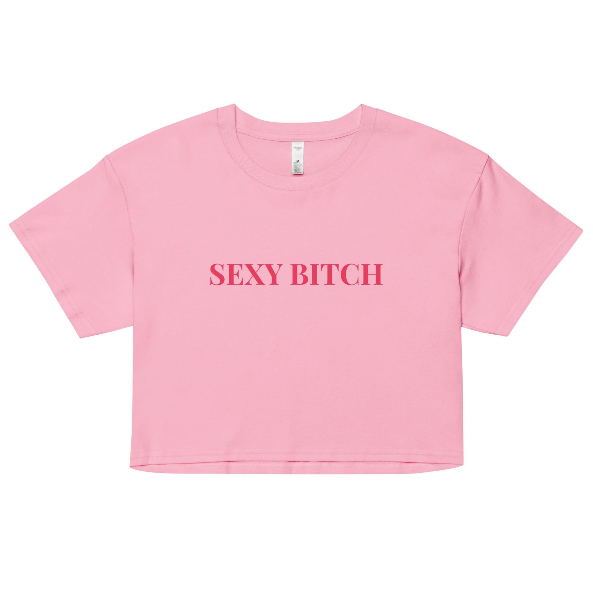 Sexy Bitch Crop Top – Bold Fitted Slogan Tee for Girls’ Nights Out UK & Ireland - FunPrint4You