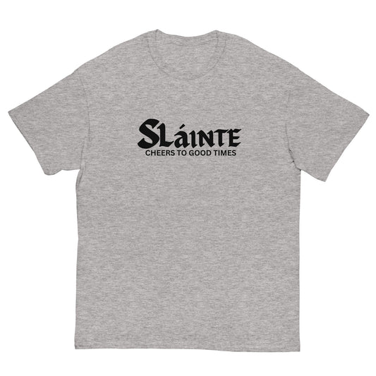 Sláinte Irish T‑Shirt – Cheers to Good Times Tee - FunPrint4You