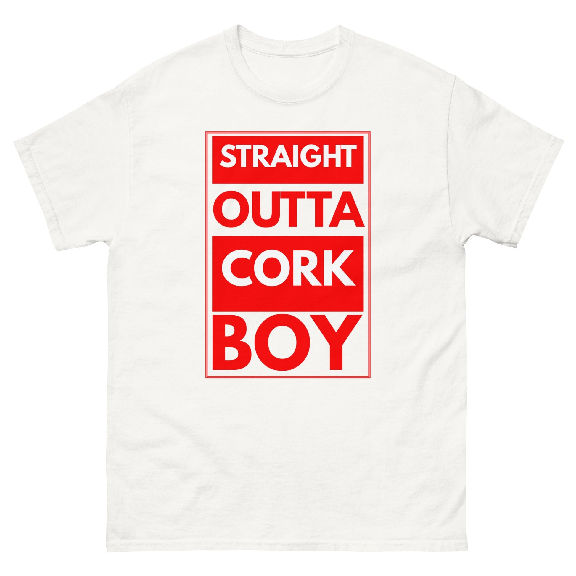 Straight Outta Cork Boy T-Shirt | Funny Irish Tee - FunPrint4You