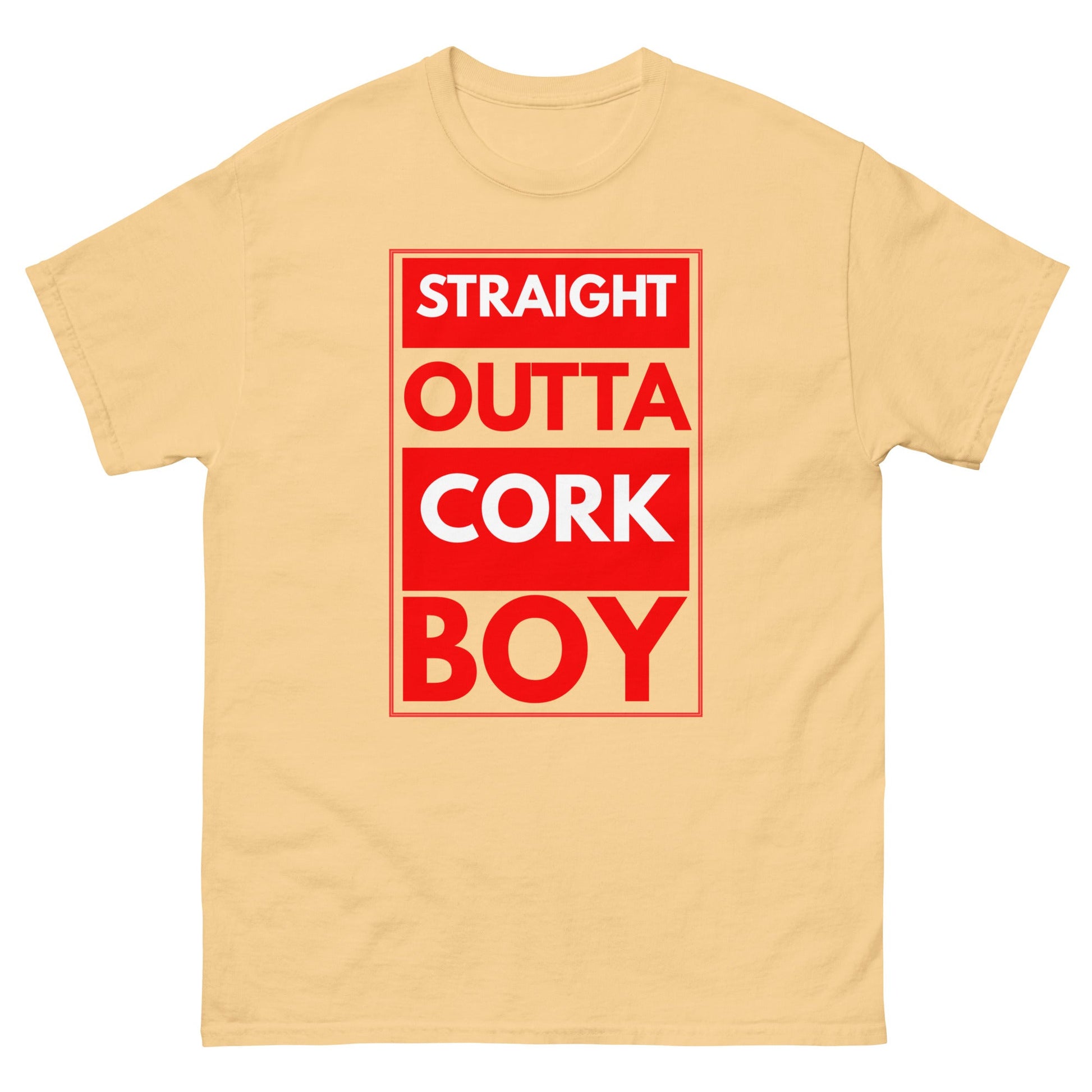 Straight Outta Cork Boy T-Shirt | Funny Irish Tee - FunPrint4You