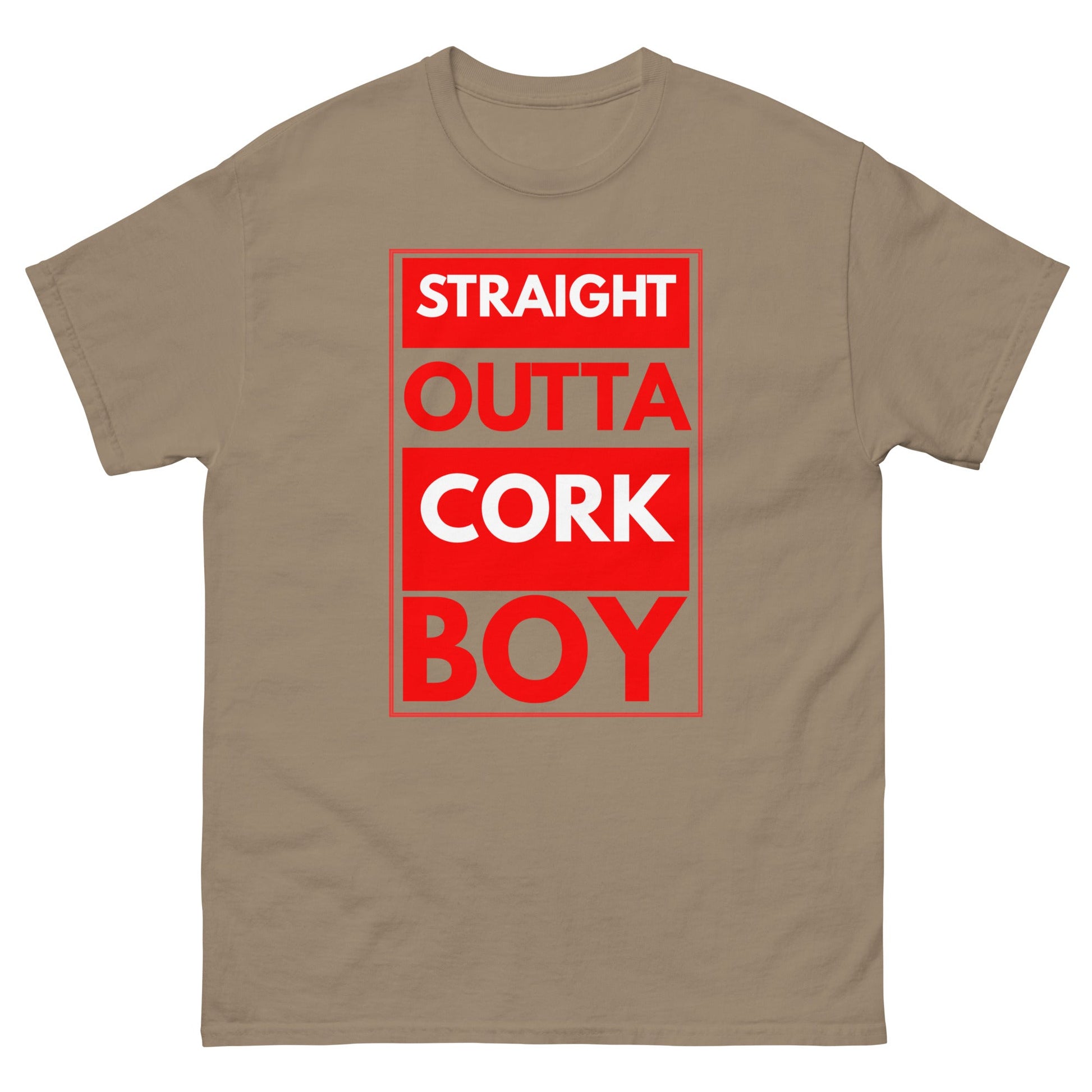 Straight Outta Cork Boy T-Shirt | Funny Irish Tee - FunPrint4You