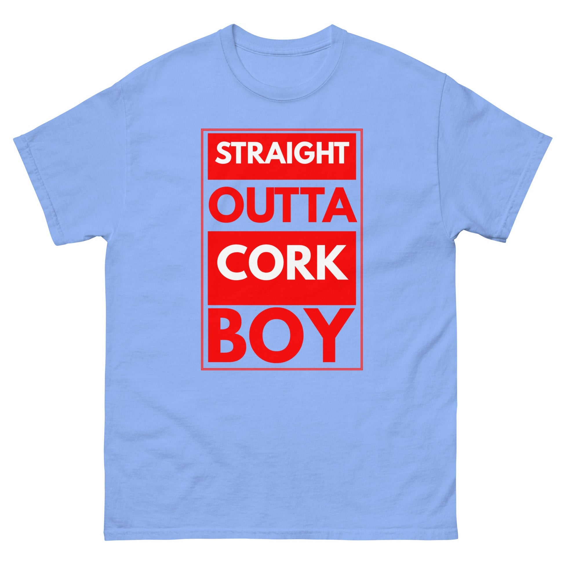Straight Outta Cork Boy T-Shirt | Funny Irish Tee - FunPrint4You