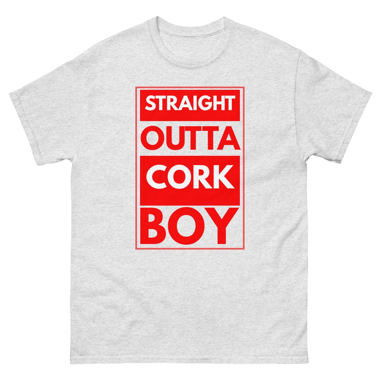 Straight Outta Cork Boy T-Shirt | Funny Irish Tee - FunPrint4You