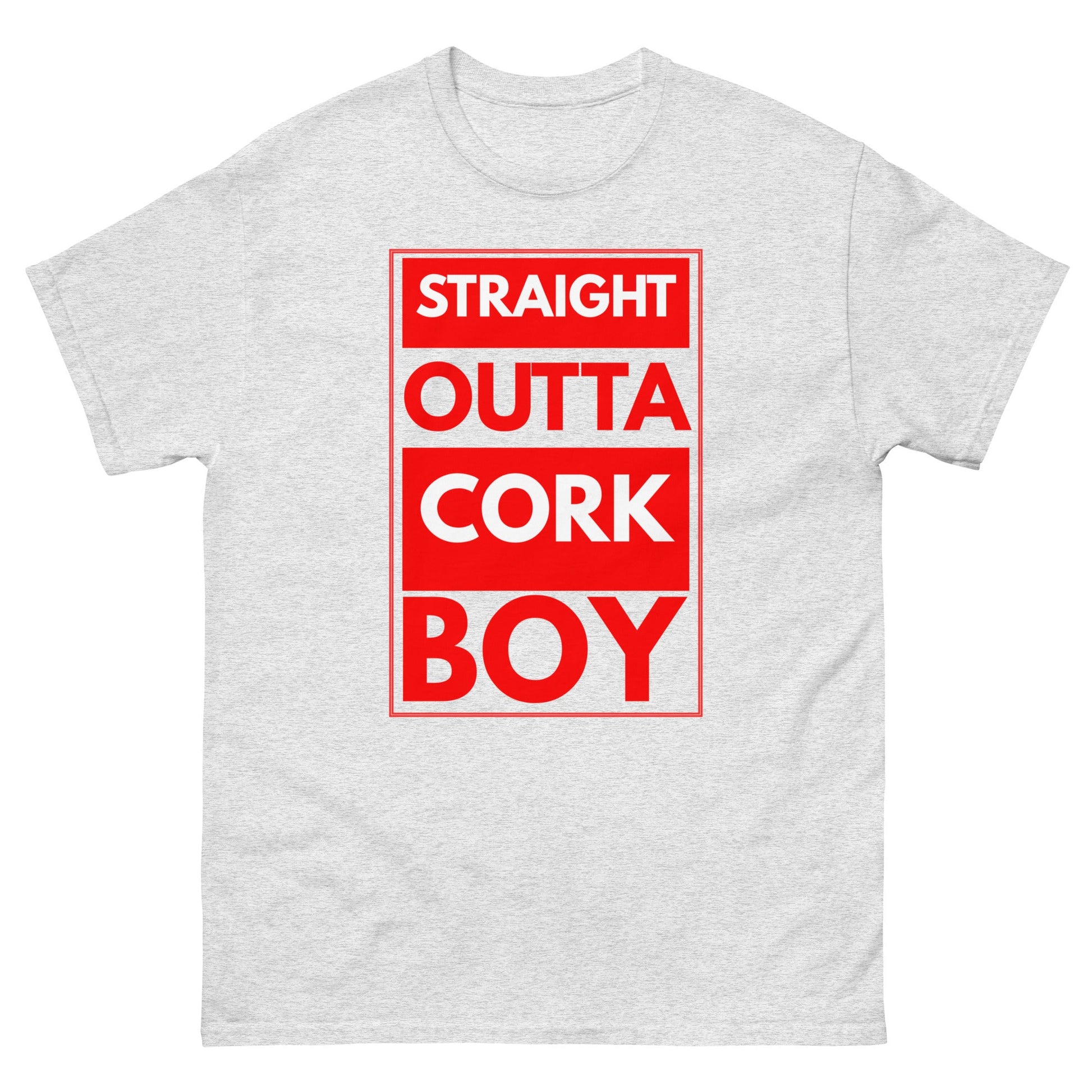 Straight Outta Cork Boy T-Shirt | Funny Irish Tee - FunPrint4You