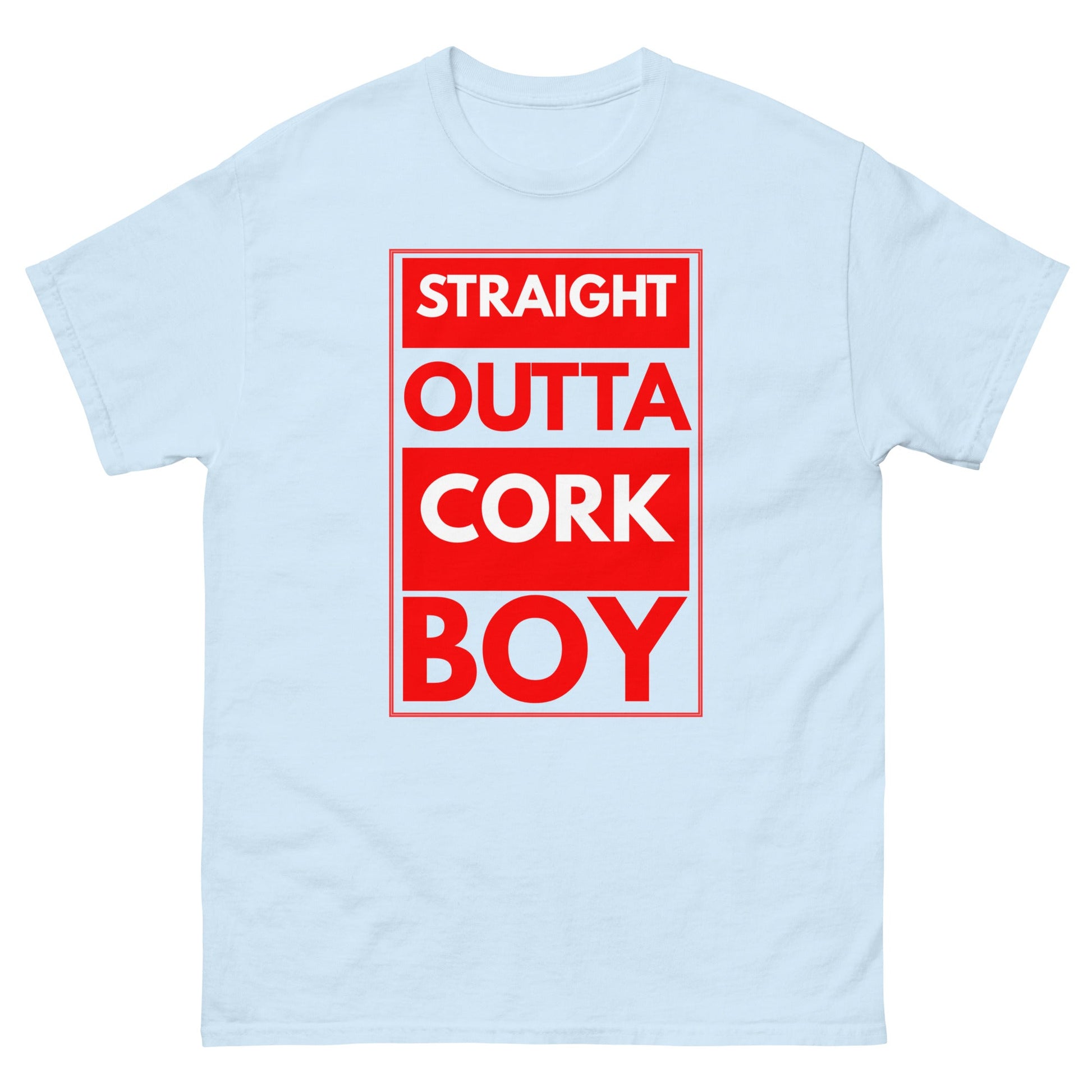 Straight Outta Cork Boy T-Shirt | Funny Irish Tee - FunPrint4You