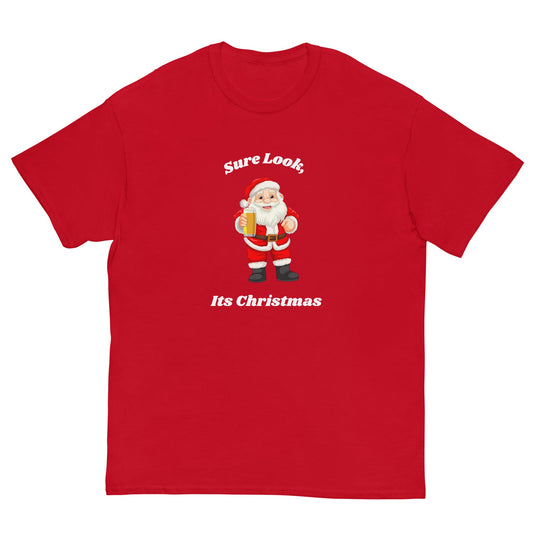 Sure Look, It’s Christmas – Funny Irish Santa T-Shirt Ireland - FunPrint4You
