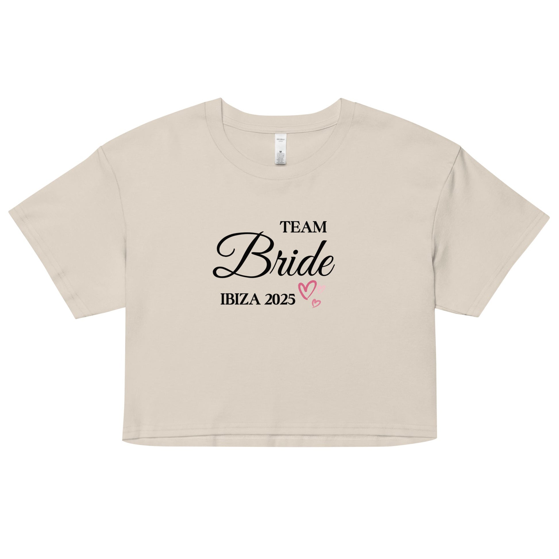 Team Bride Ibiza 2025 Women’s Baby Tee – Cute Bachelorette Party Shirt, Hen Do Outfit UK & Ireland - FunPrint4You