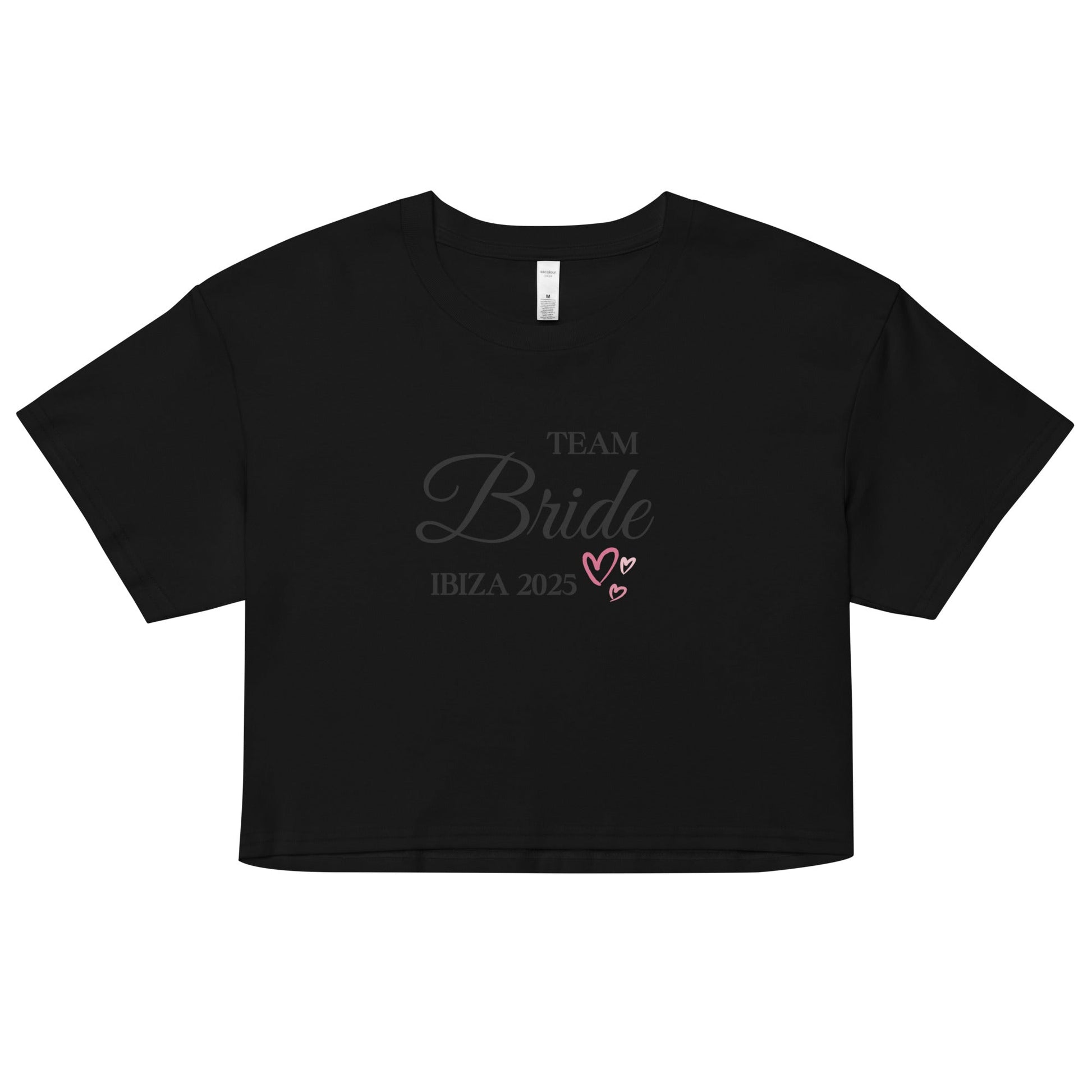 Team Bride Ibiza 2025 Women’s Baby Tee – Cute Bachelorette Party Shirt, Hen Do Outfit UK & Ireland - FunPrint4You