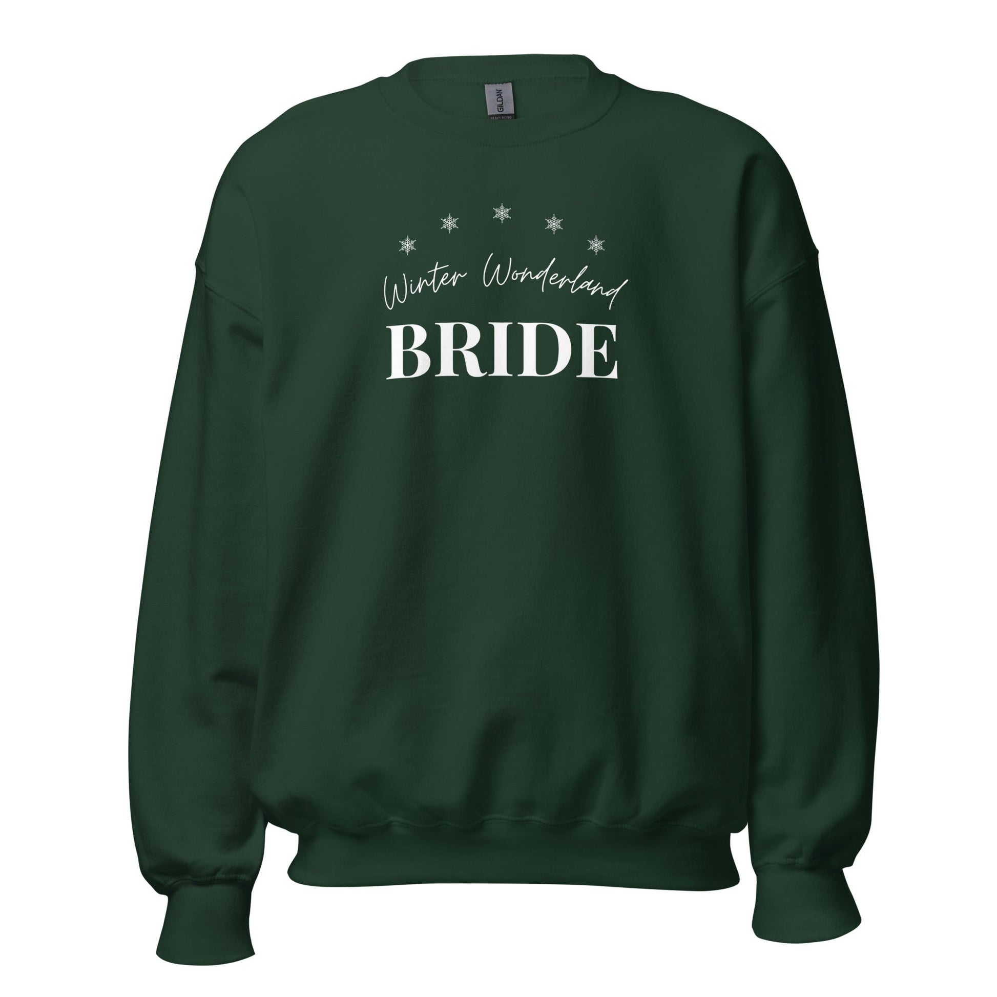 Winter Wonderland Bride Sweatshirt – Cosy Winter Hen Party Jumper - FunPrint4You